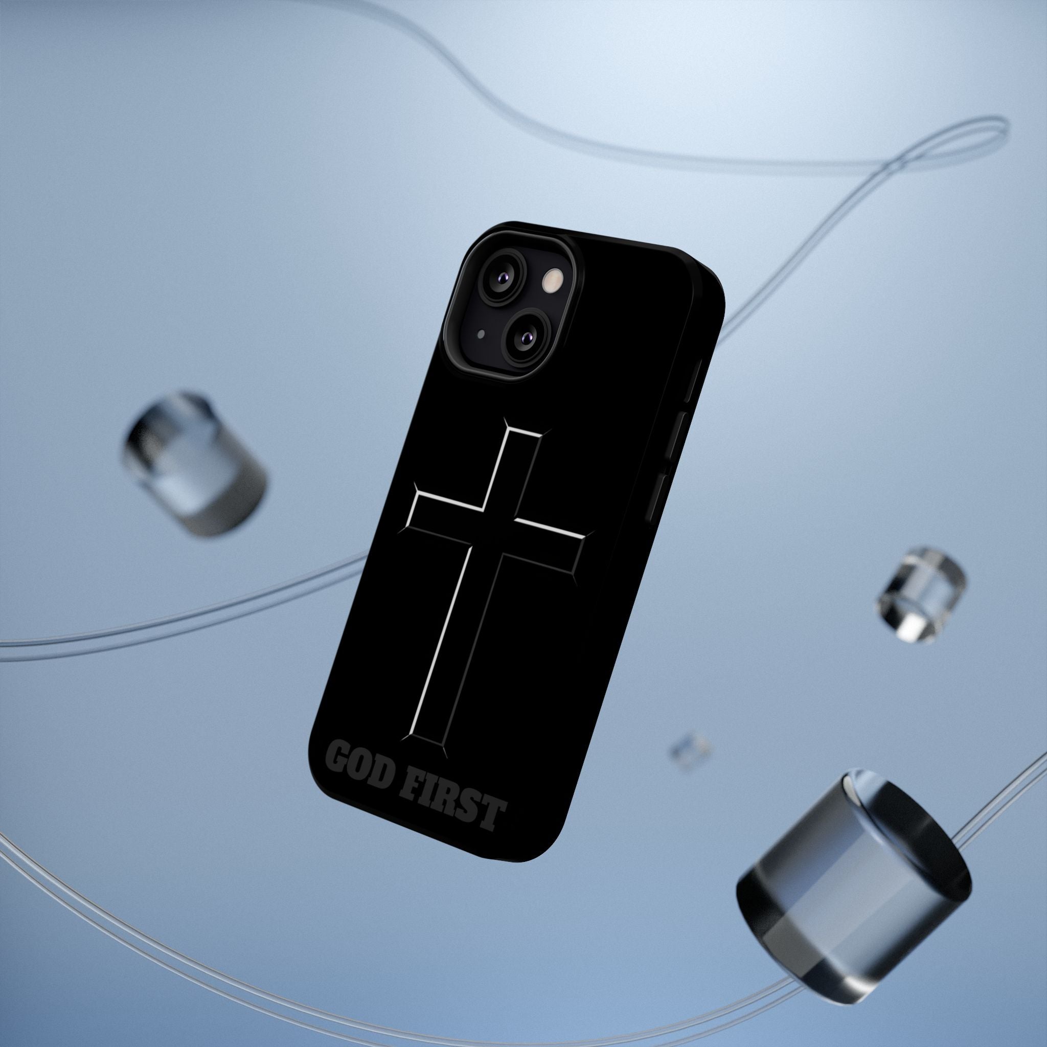 Cross Magnetic Impact-Resistant Cases