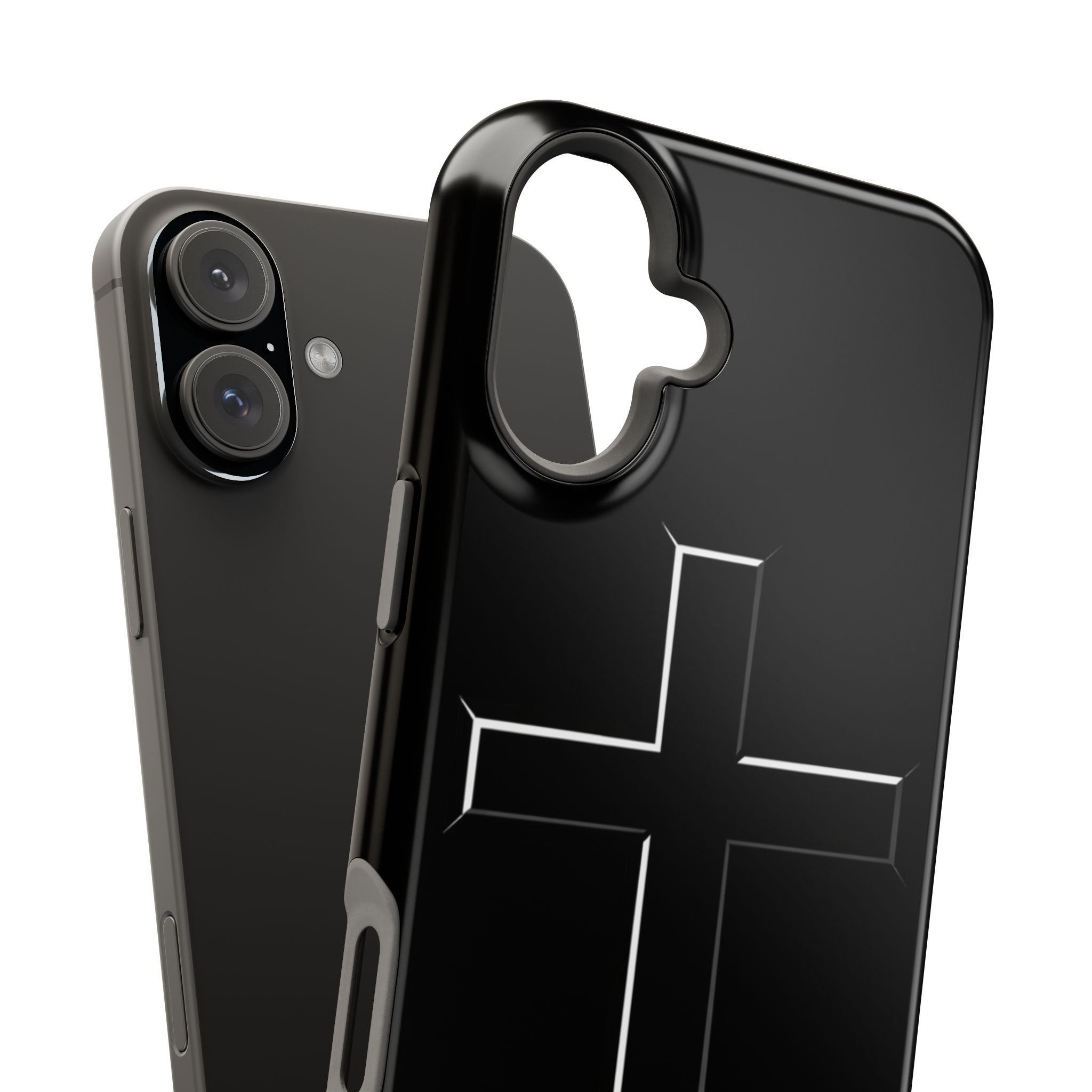 Cross Magnetic Impact-Resistant Cases
