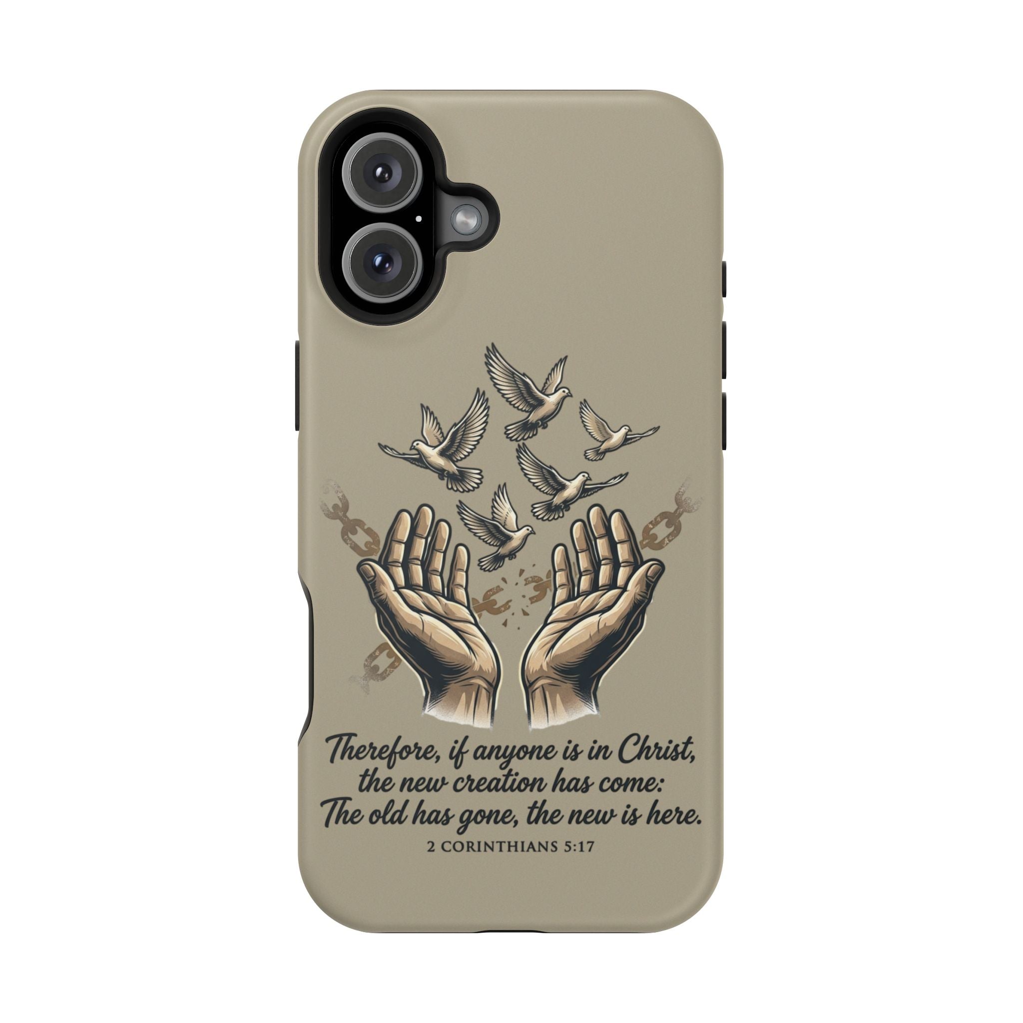 2 Corinthians 5:17 Magnetic Impact-Resistant Cases