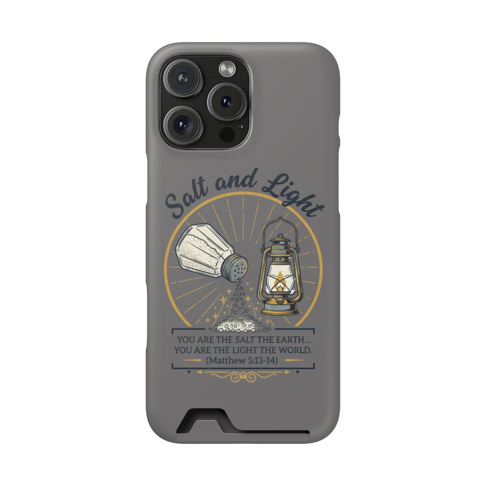 Salt and Light phone case