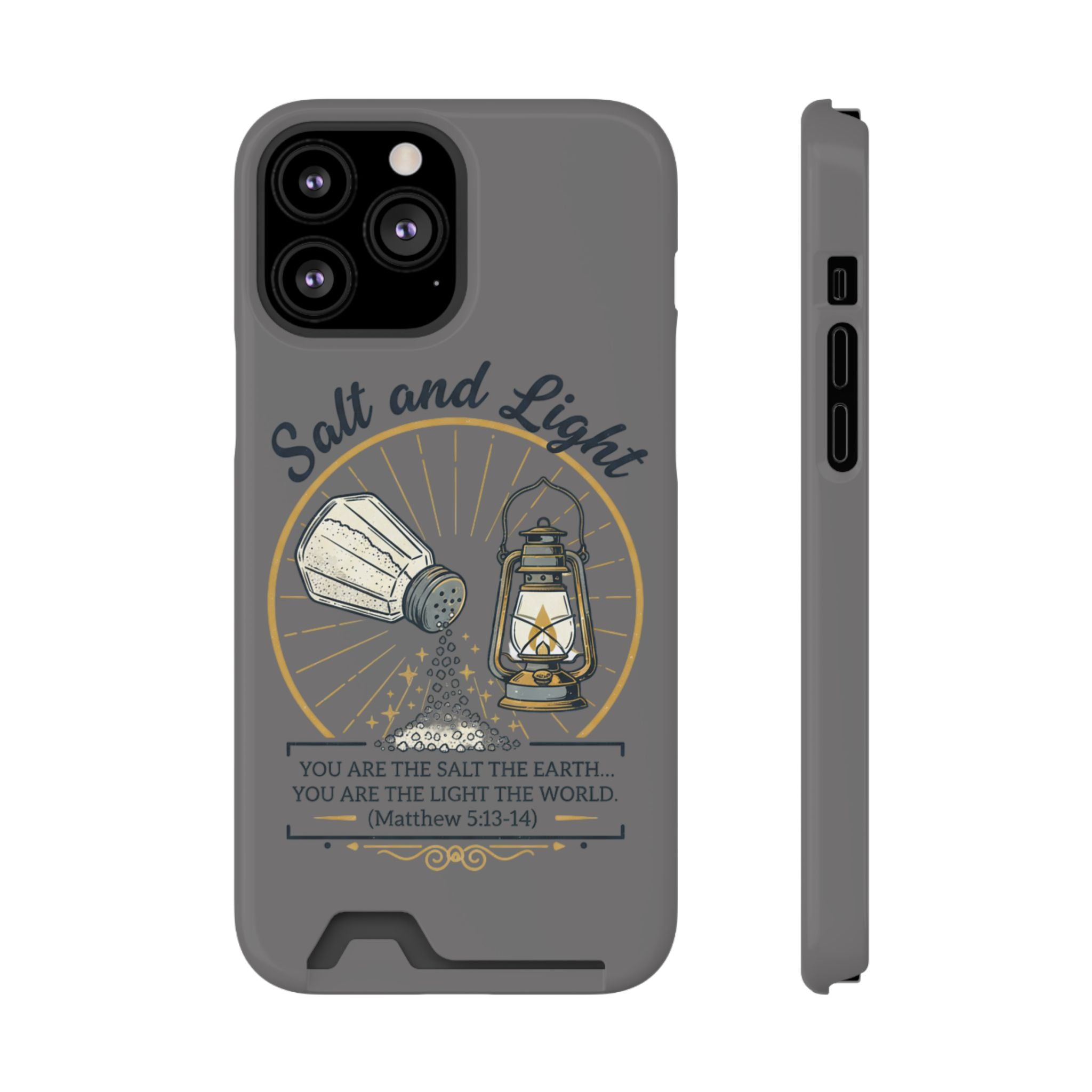 Salt and Light phone case
