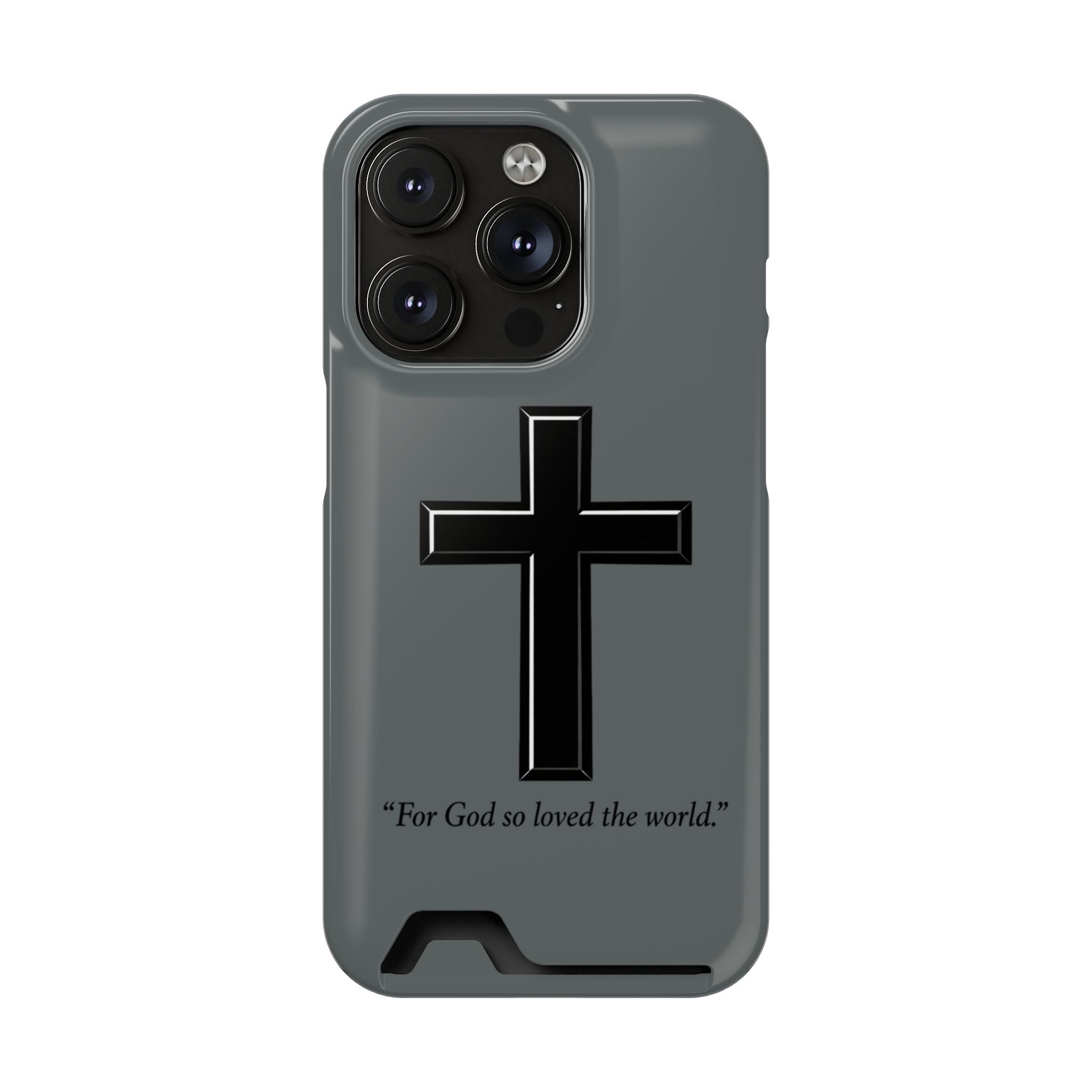 John 3:16 Phone Case (Card Holder)