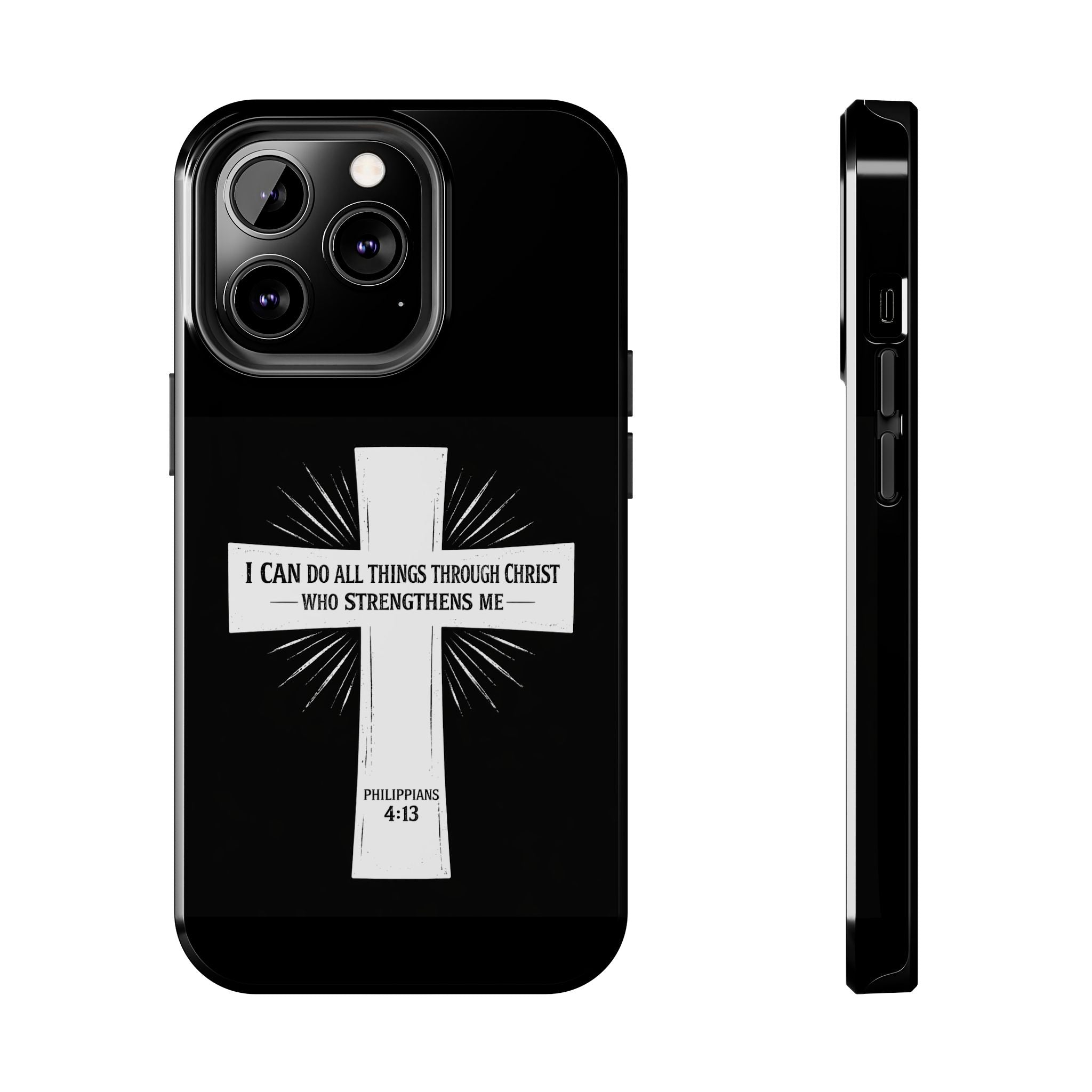 Philippians 4:13 Tough Phone Cases