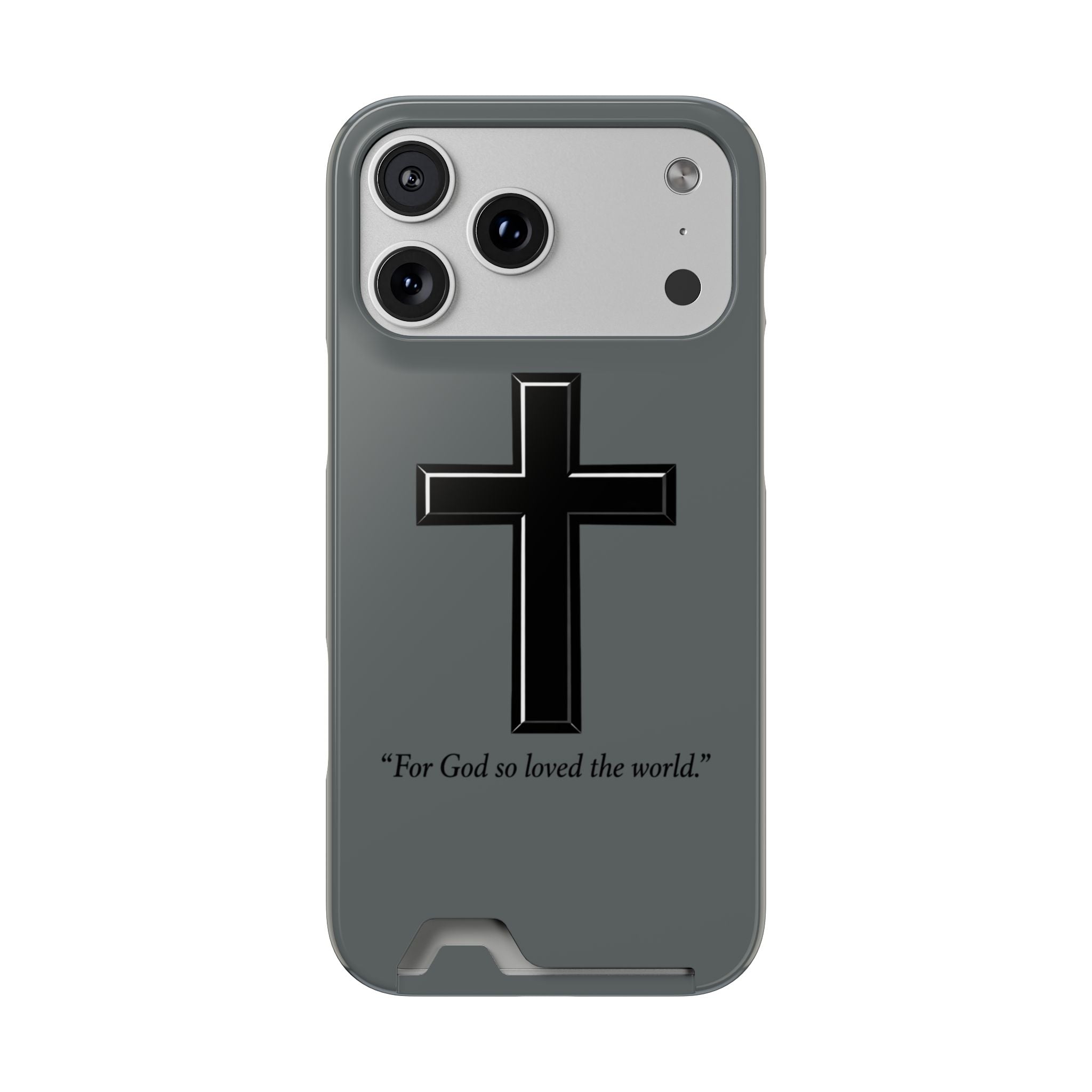 John 3:16 Phone Case (Card Holder)