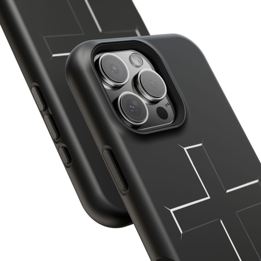 Cross Magnetic Impact-Resistant Cases