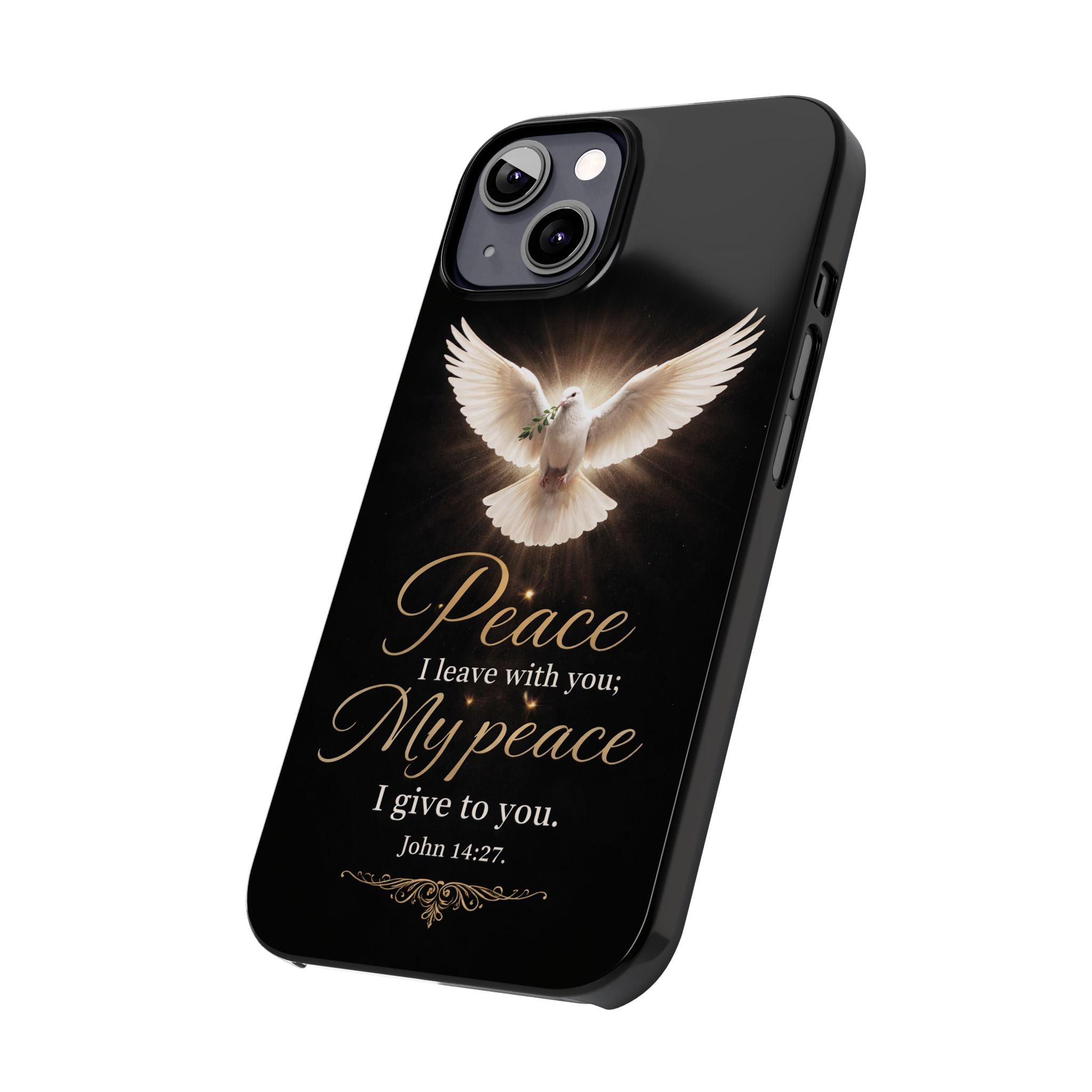 John 14:27 Slim Phone Cases