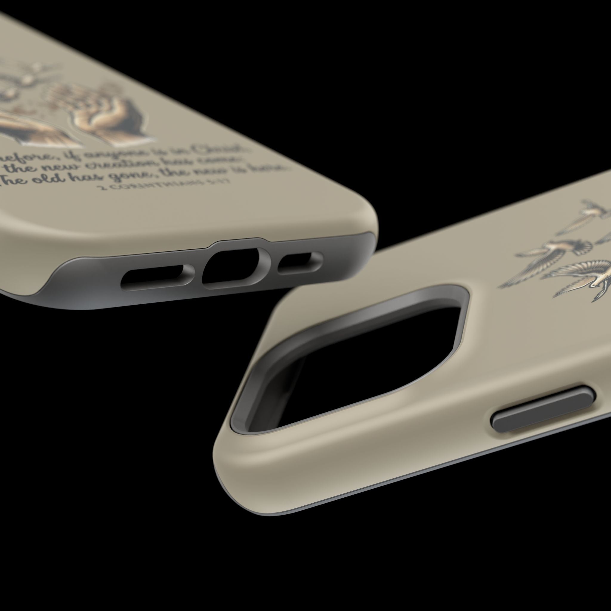 2 Corinthians 5:17 Magnetic Impact-Resistant Cases