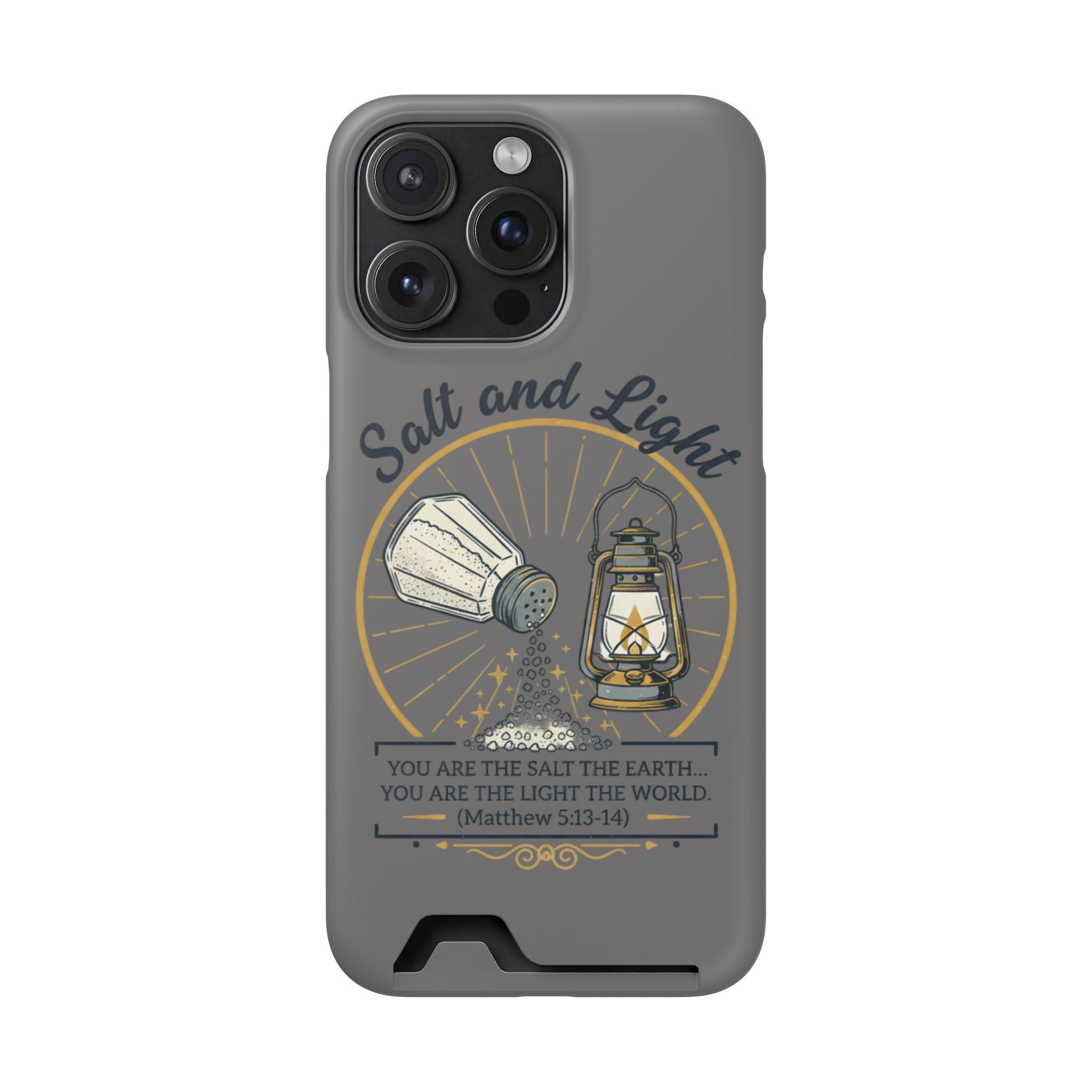 Salt and Light phone case
