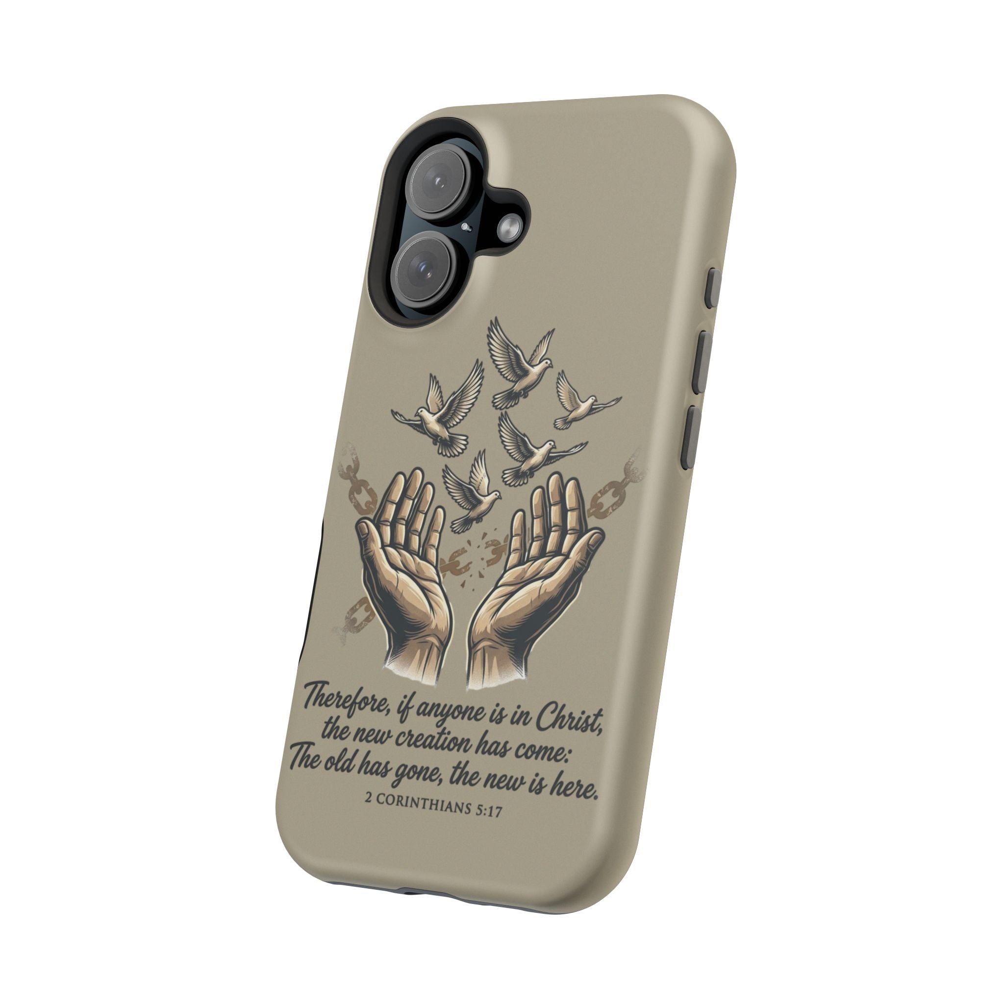 2 Corinthians 5:17 Magnetic Impact-Resistant Cases