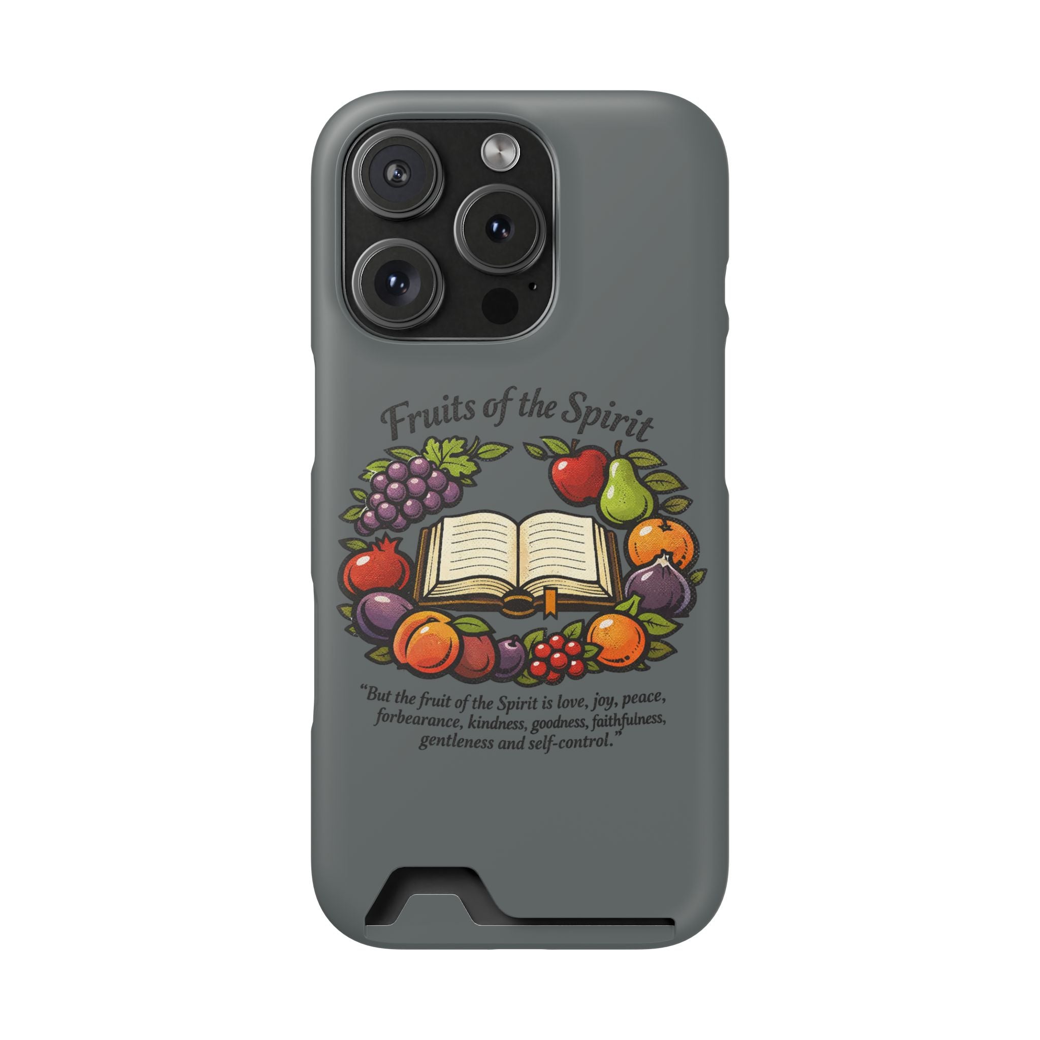Fruits of the Spirit Phone Case (Card Holder)