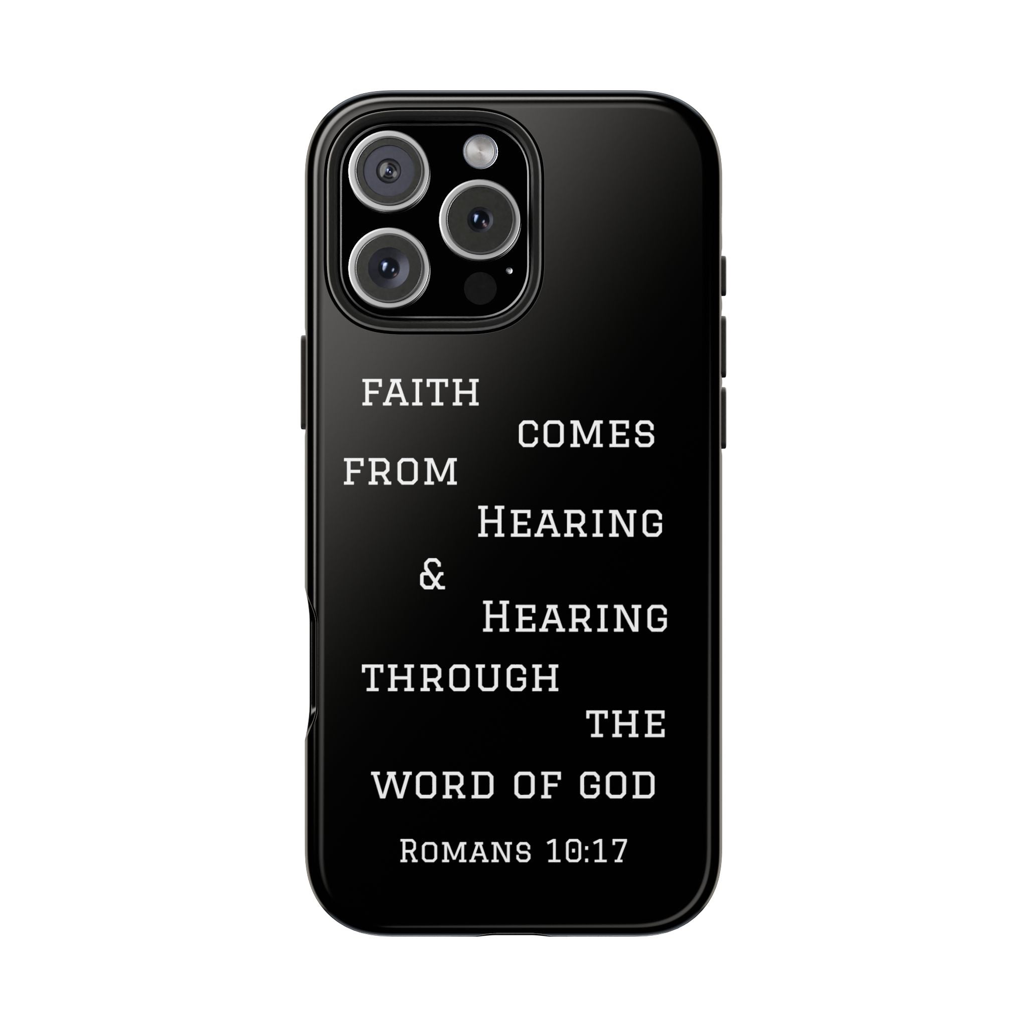Romans 10:17 phone case