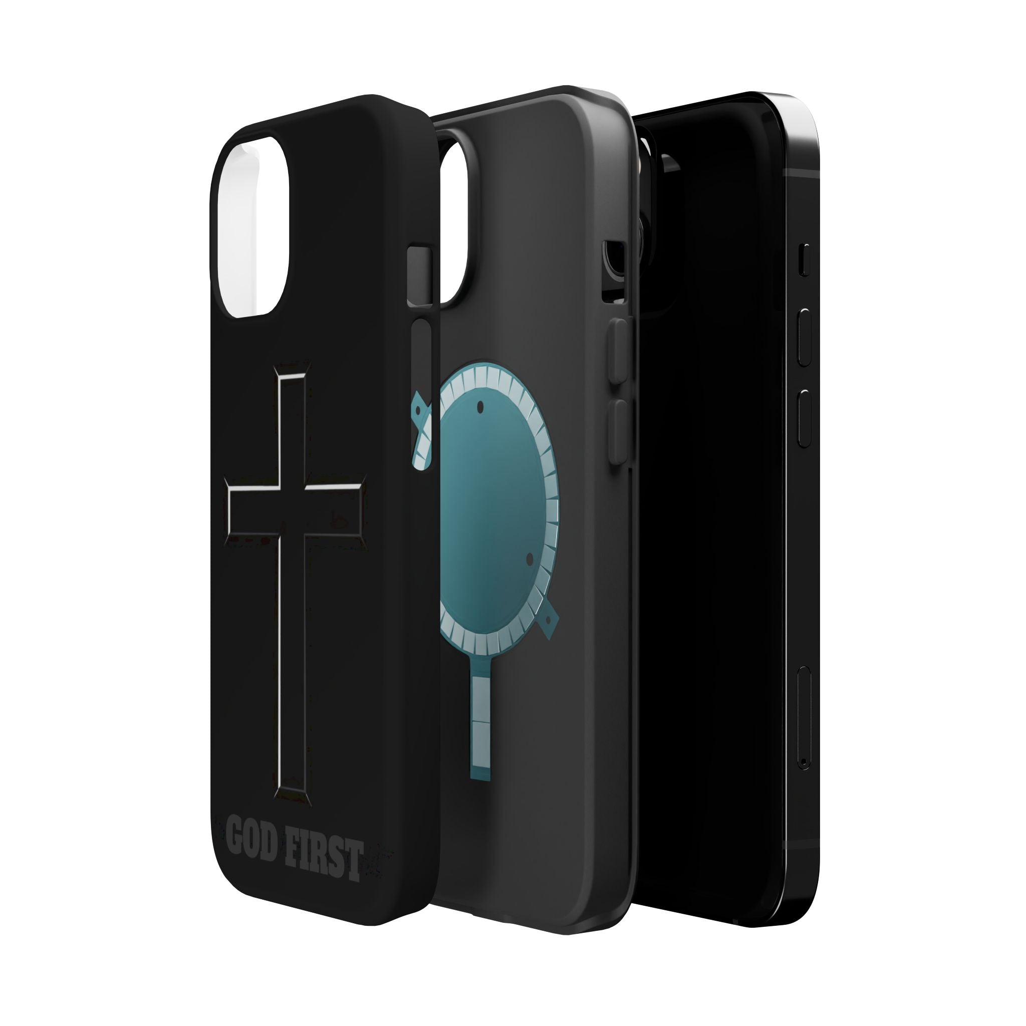 Cross Magnetic Impact-Resistant Cases