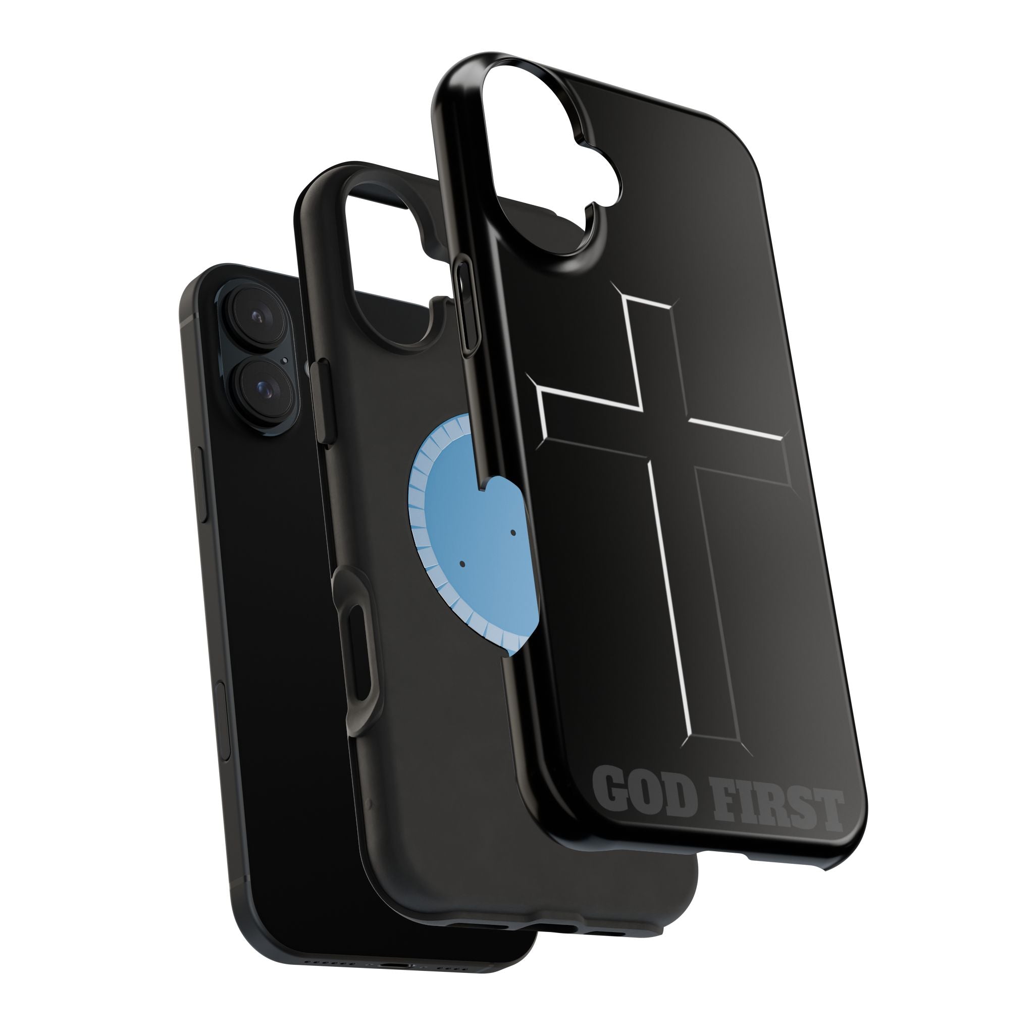 Cross Magnetic Impact-Resistant Cases