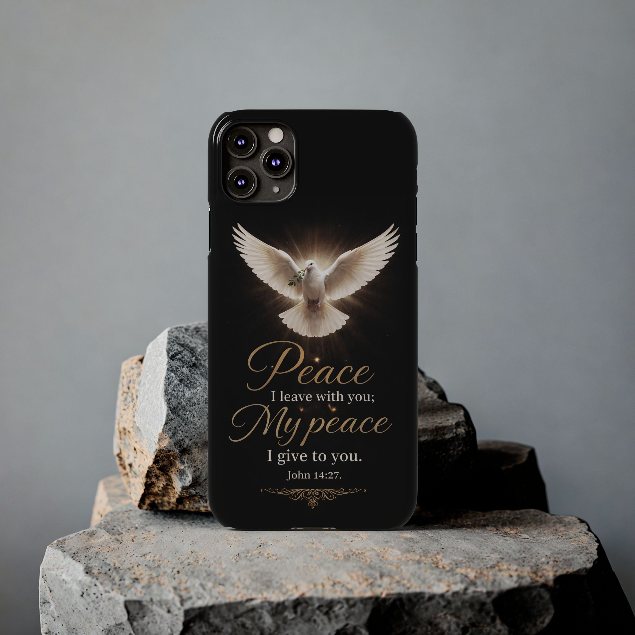 John 14:27 Slim Phone Cases