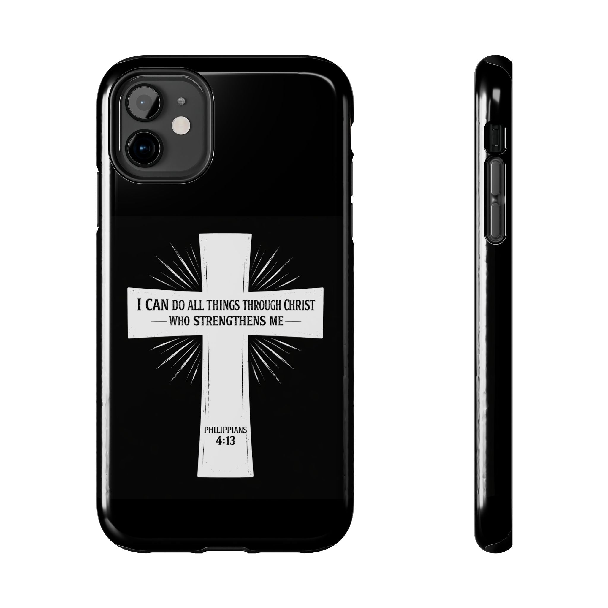 Philippians 4:13 Tough Phone Cases