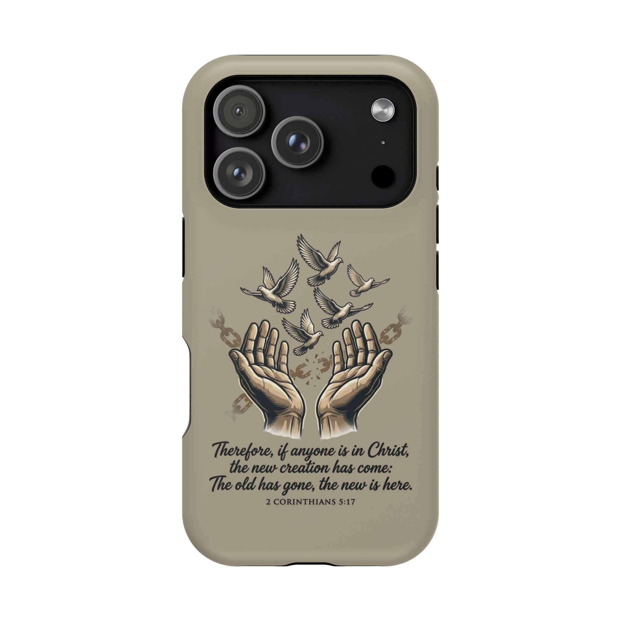 2 Corinthians 5:17 Magnetic Impact-Resistant Cases