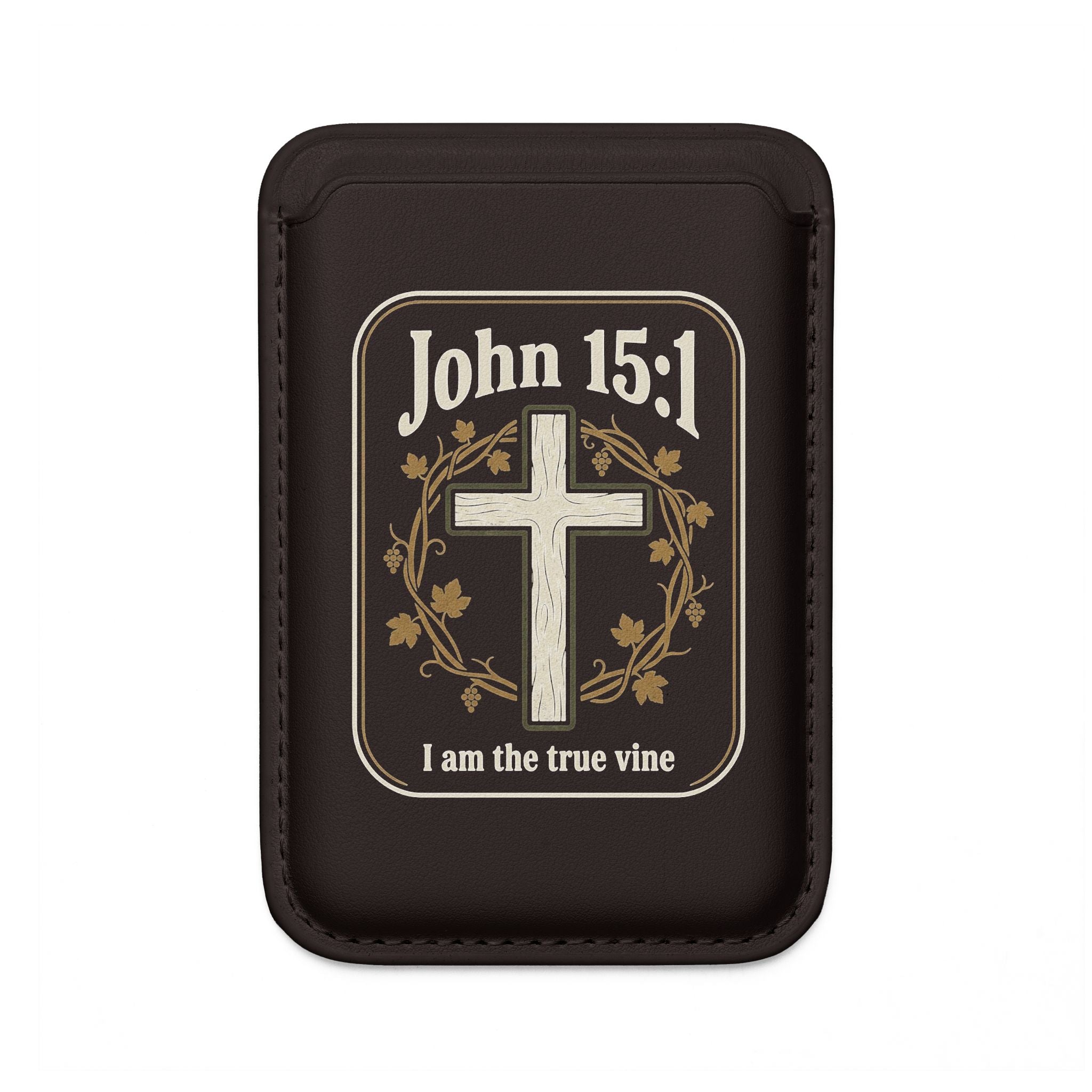 John 15:1 Vegan Wallet (Magsafe® Compatible)
