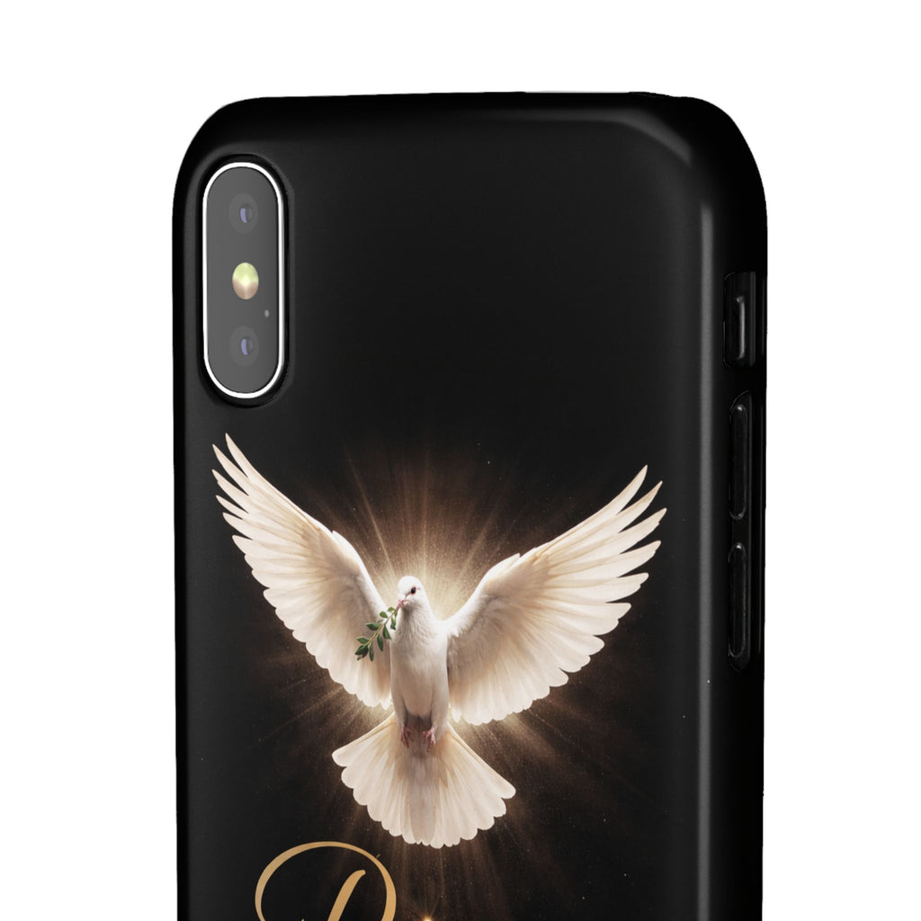 Dove with John 14:27 with Snap Cases