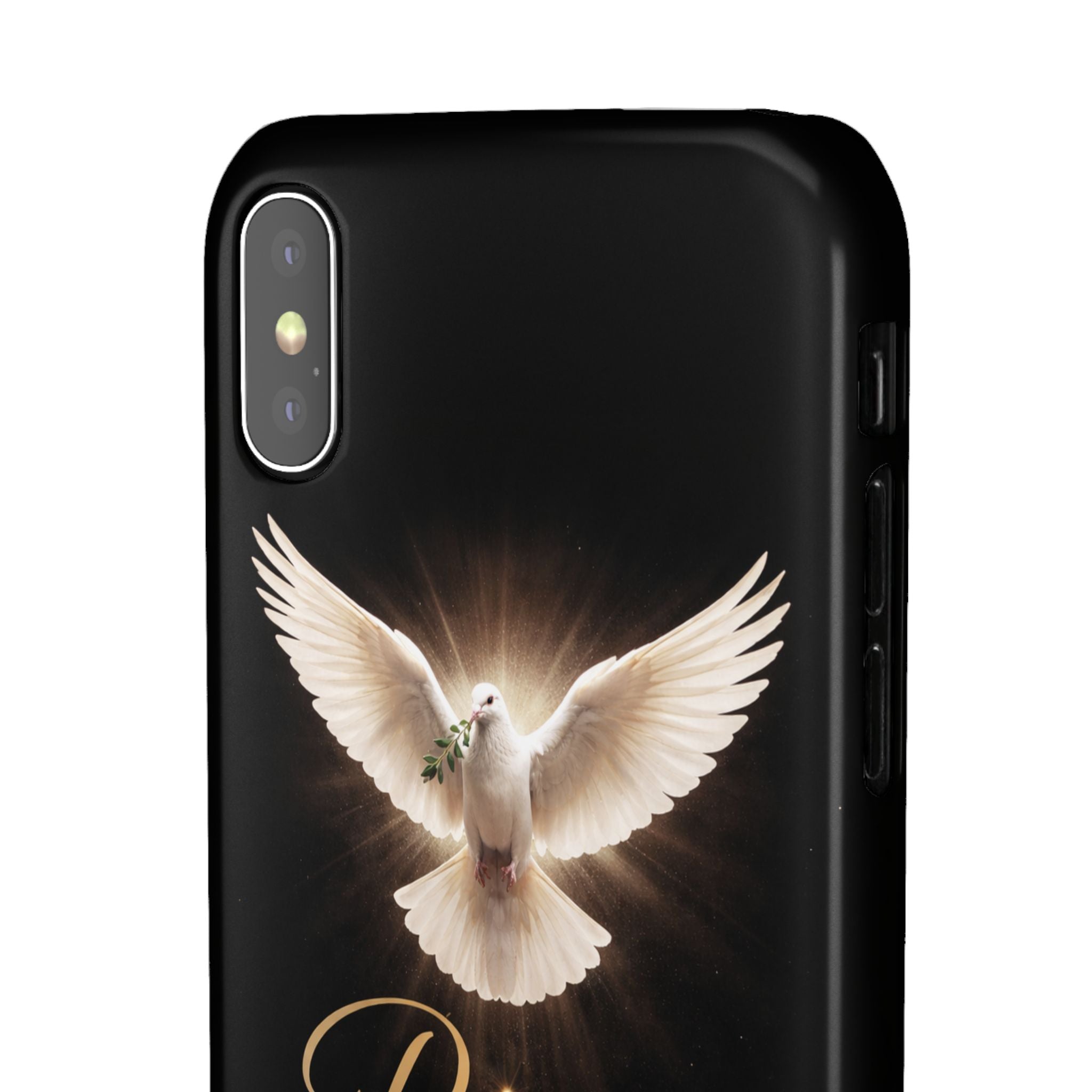 Dove with John 14:27 with Snap Cases