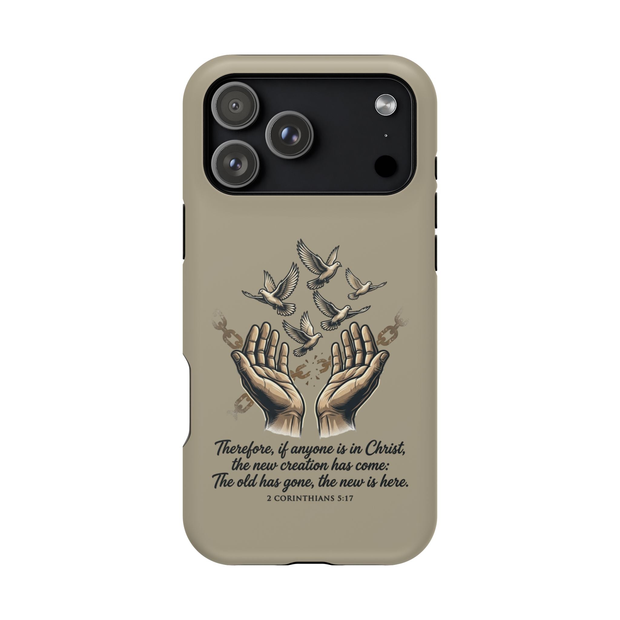 2 Corinthians 5:17 Magnetic Impact-Resistant Cases