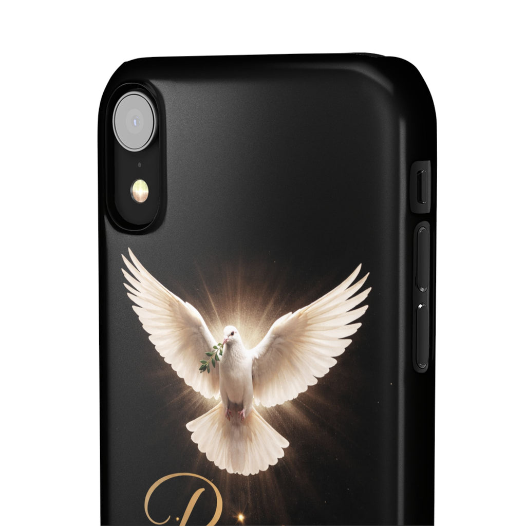 Dove with John 14:27 with Snap Cases