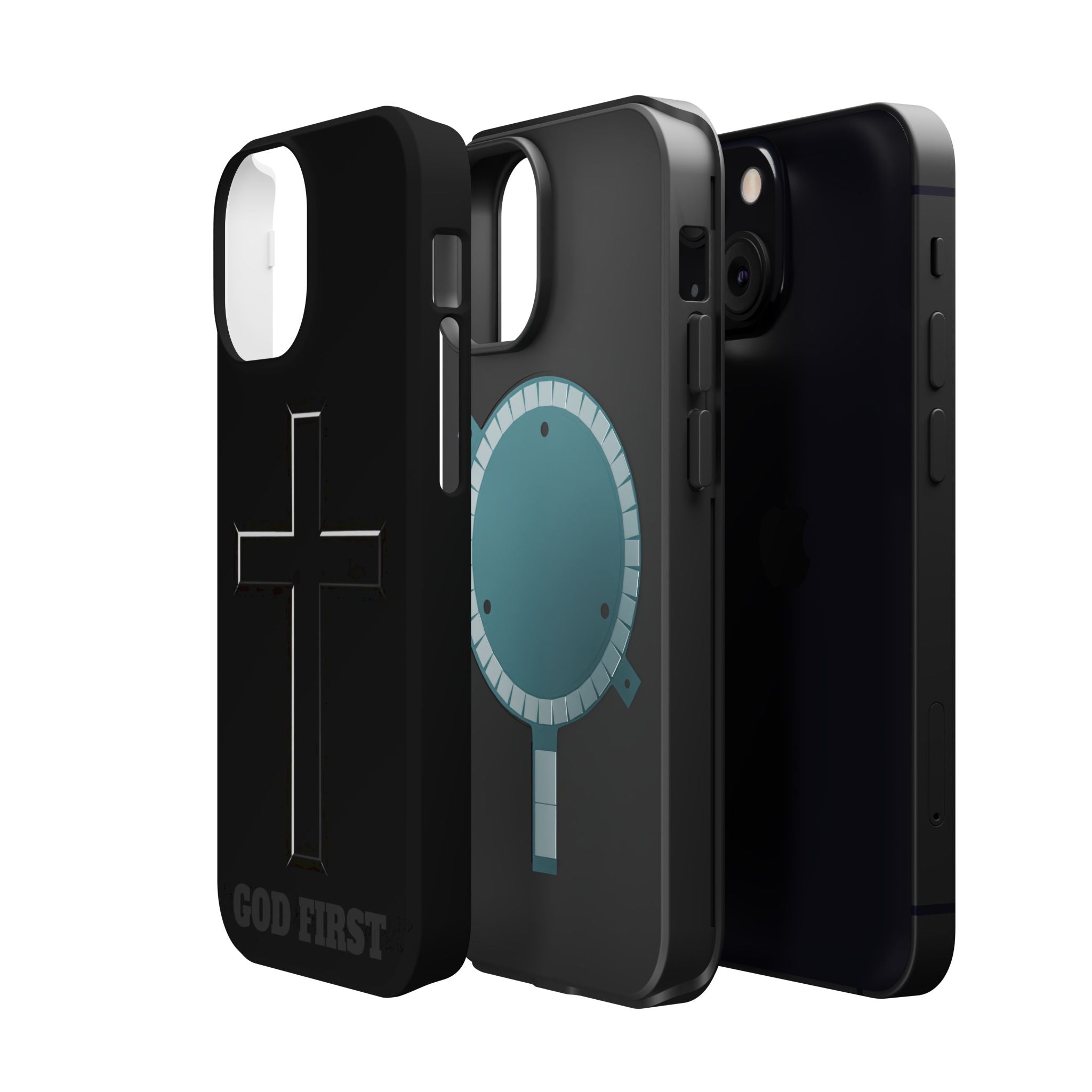 Cross Magnetic Impact-Resistant Cases