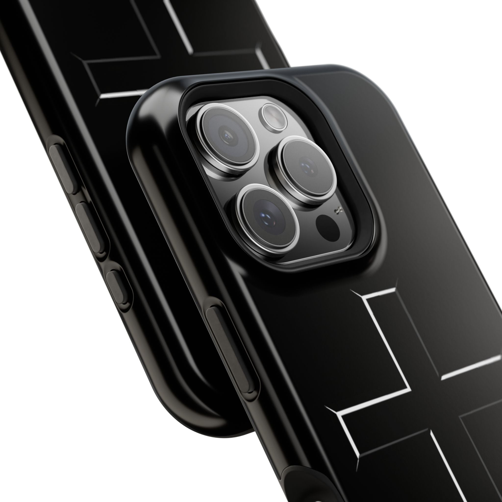 Cross Magnetic Impact-Resistant Cases