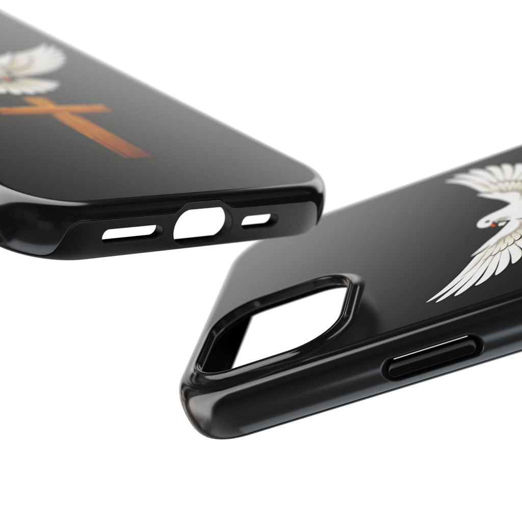 Dove and Cross Tough Phone Cases
