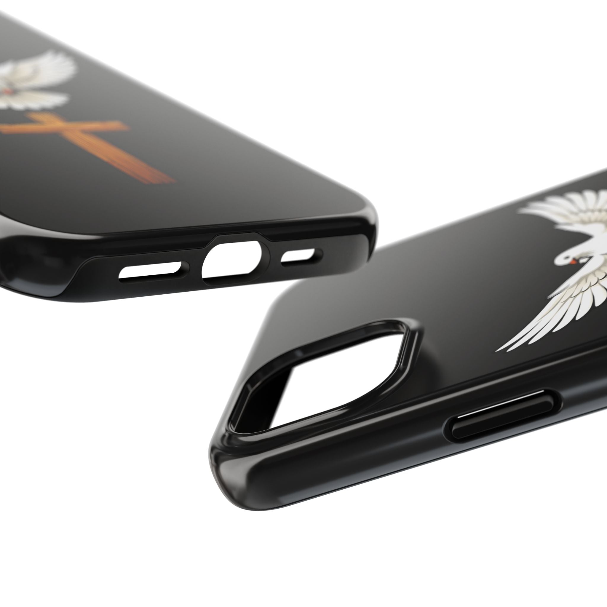 Dove and Cross Tough Phone Cases