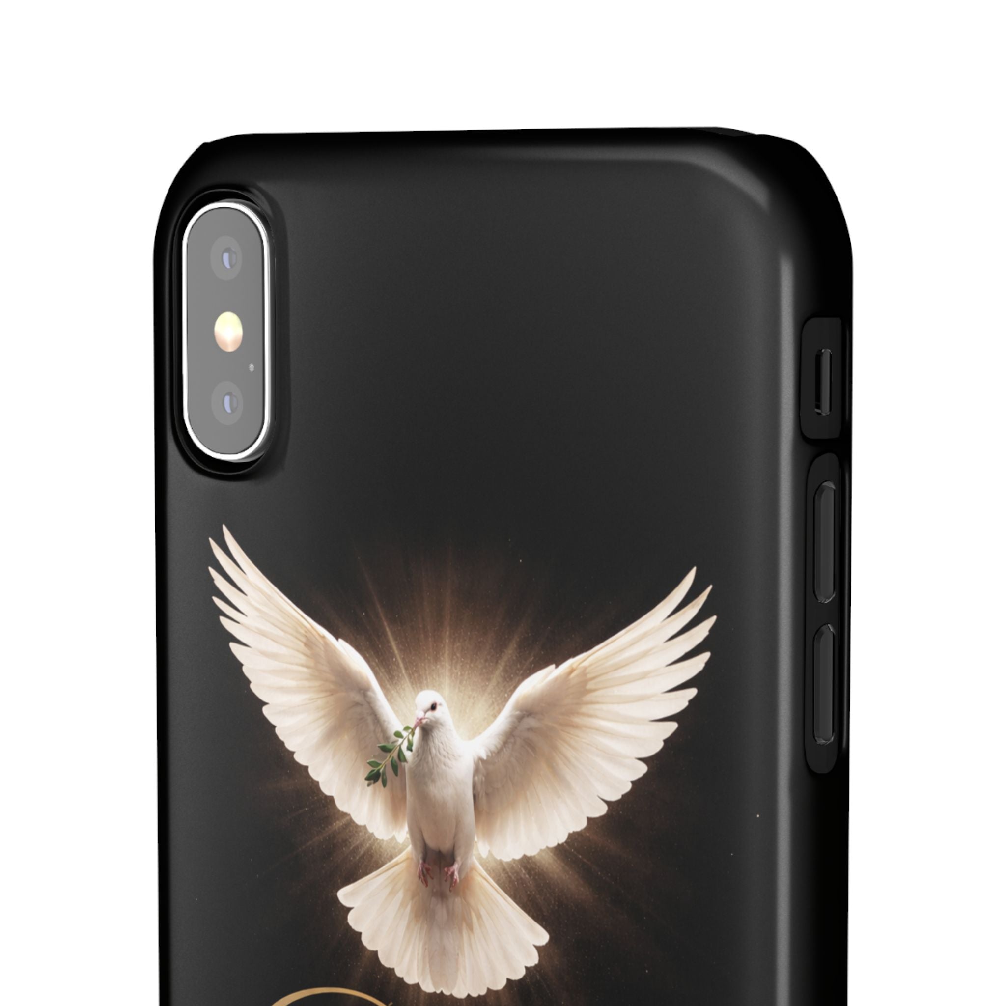 Dove with John 14:27 with Snap Cases