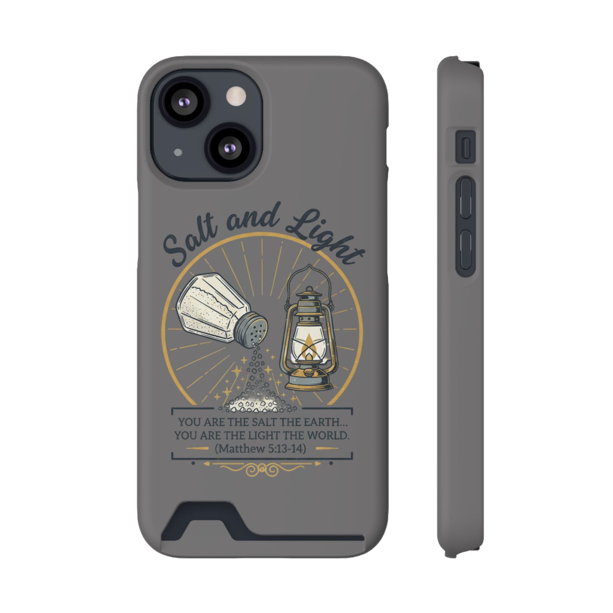 Salt and Light phone case
