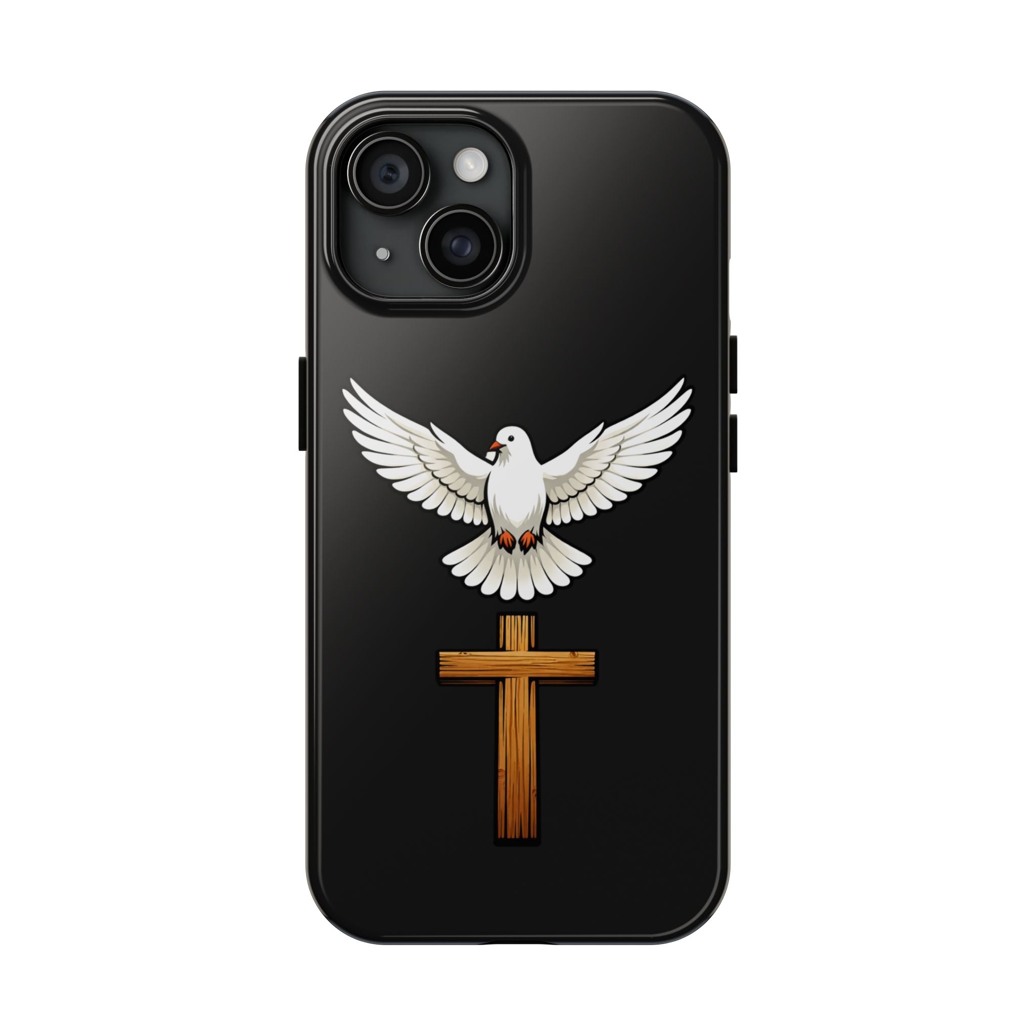 Dove and Cross Tough Phone Cases