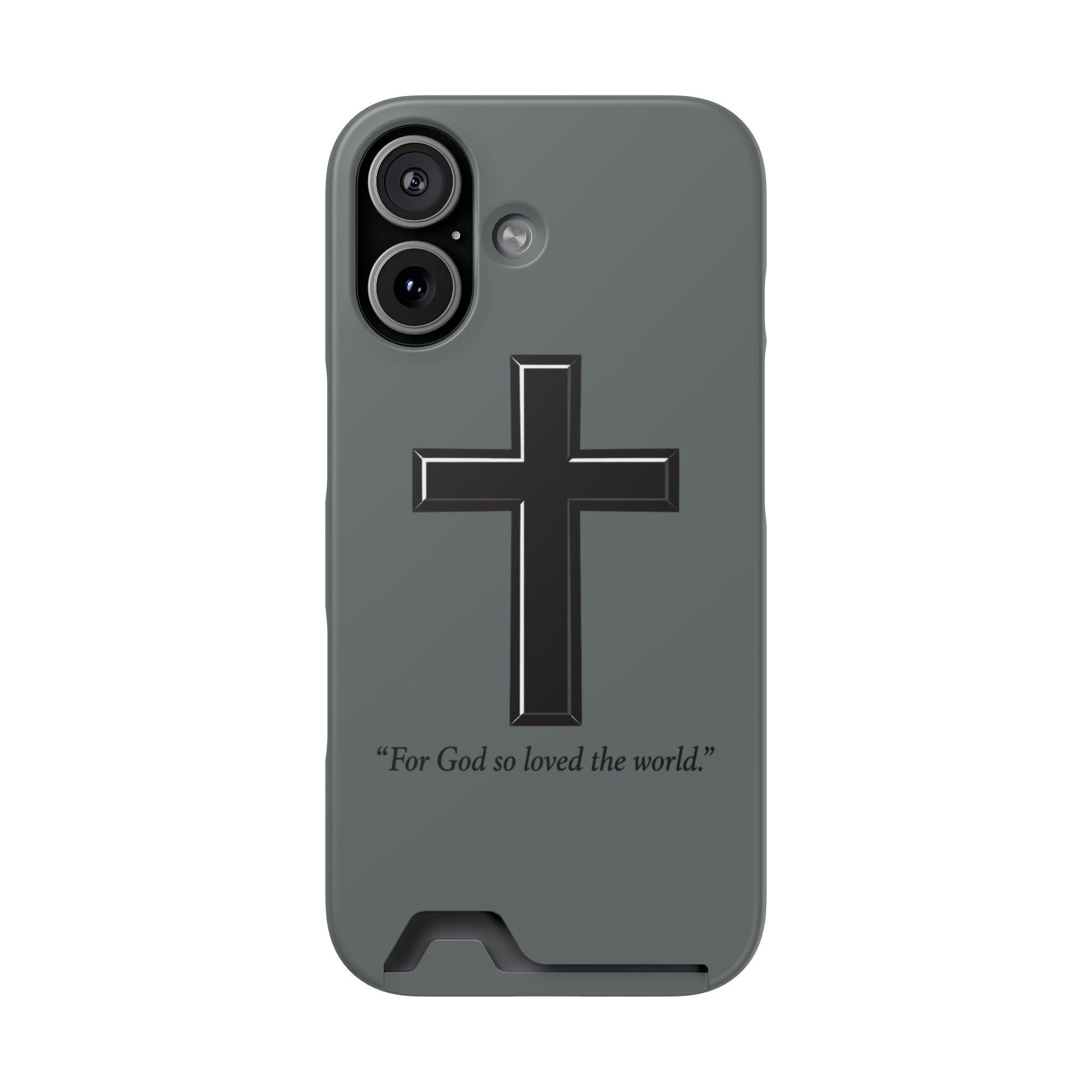 John 3:16 Phone Case (Card Holder)