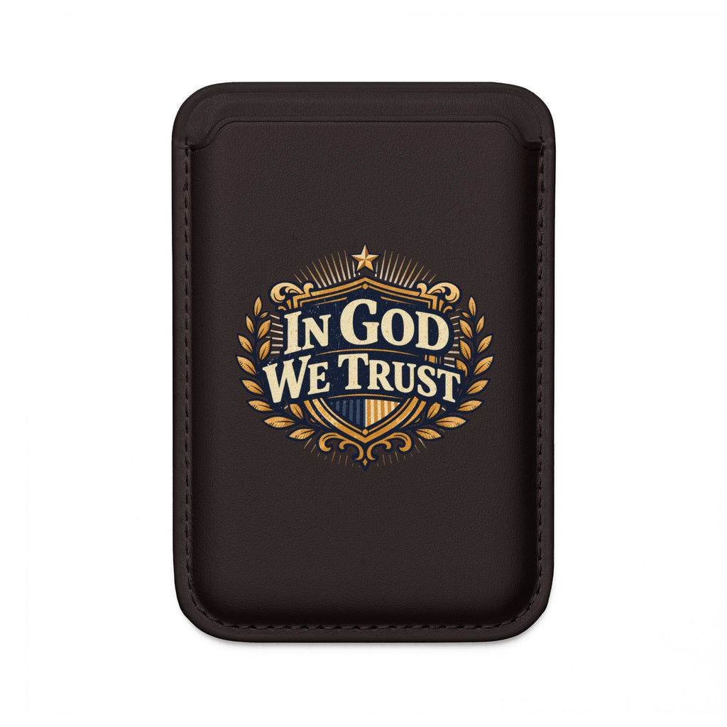 In God We Trust Vegan Wallet (Magsafe® Compatible)