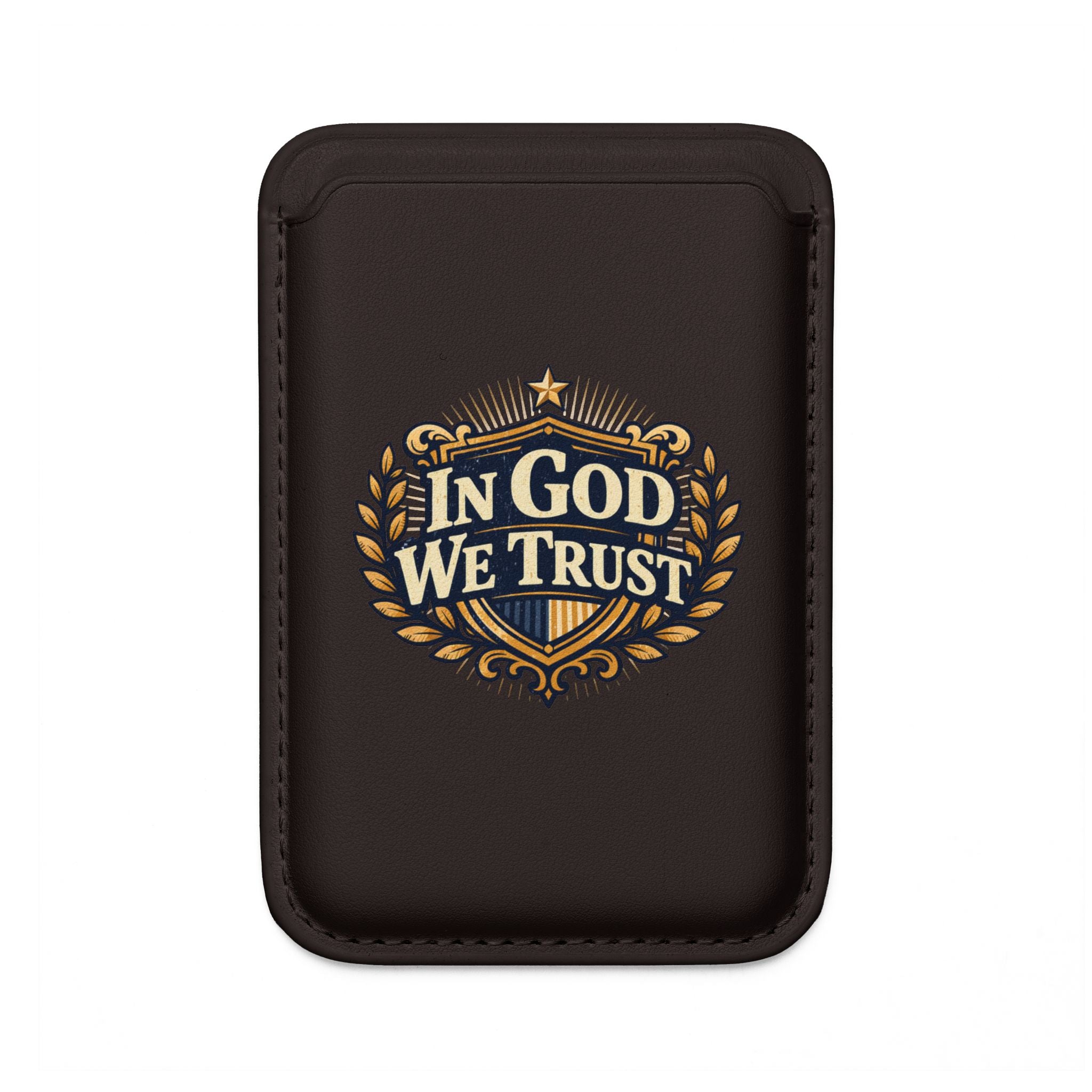 In God We Trust Vegan Wallet (Magsafe® Compatible)