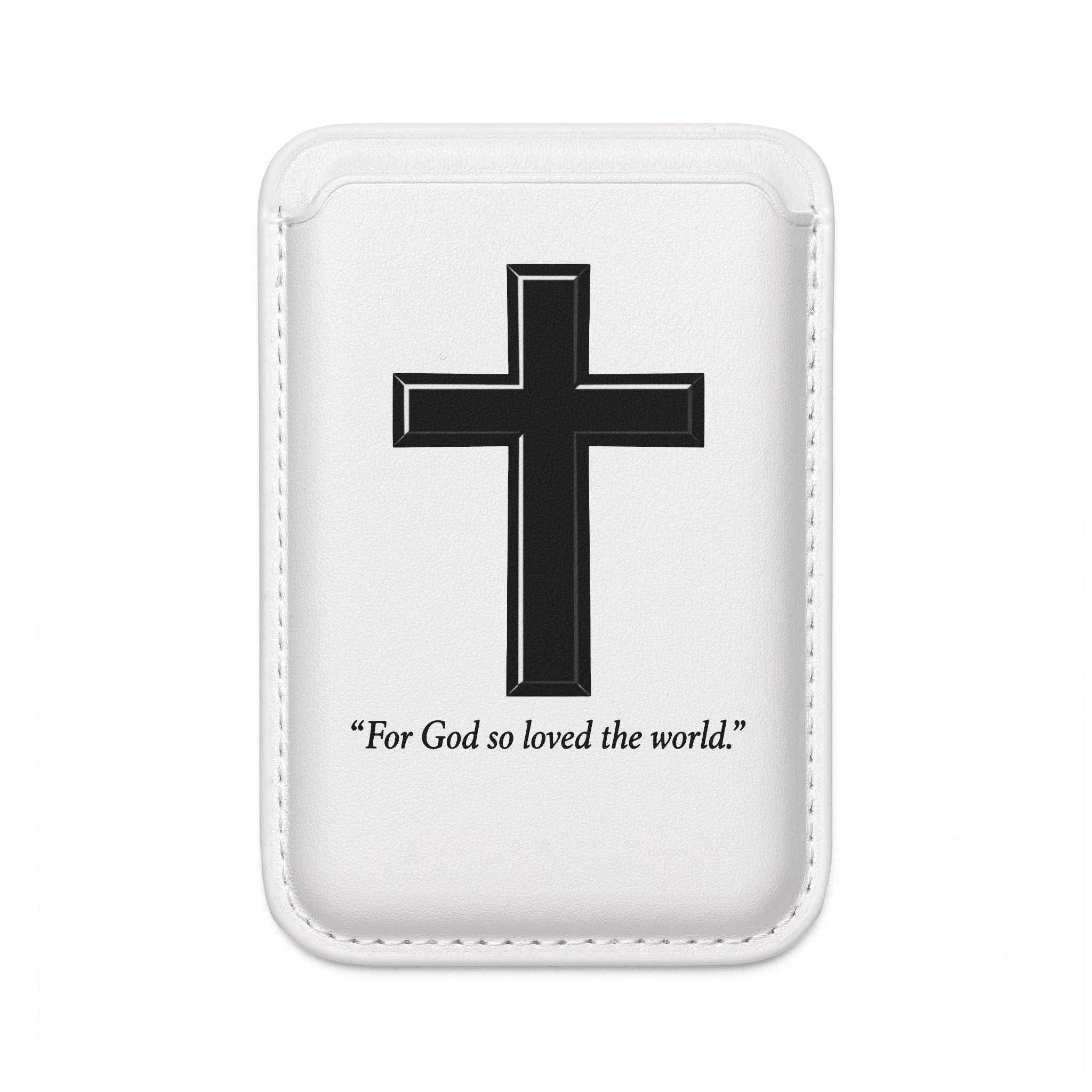 John 3:16 with Cross Vegan Wallet (Magsafe® Compatible)