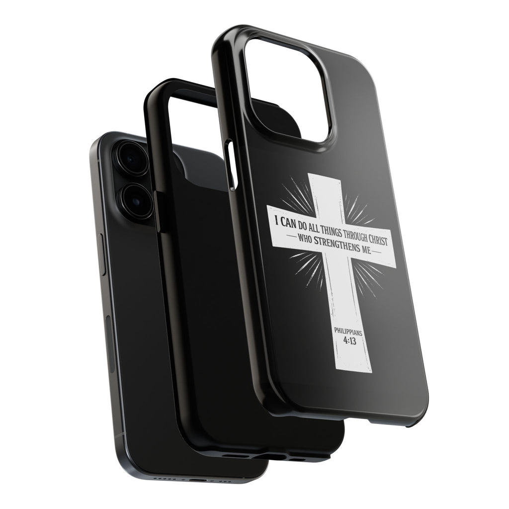 Philippians 4:13 Tough Phone Cases