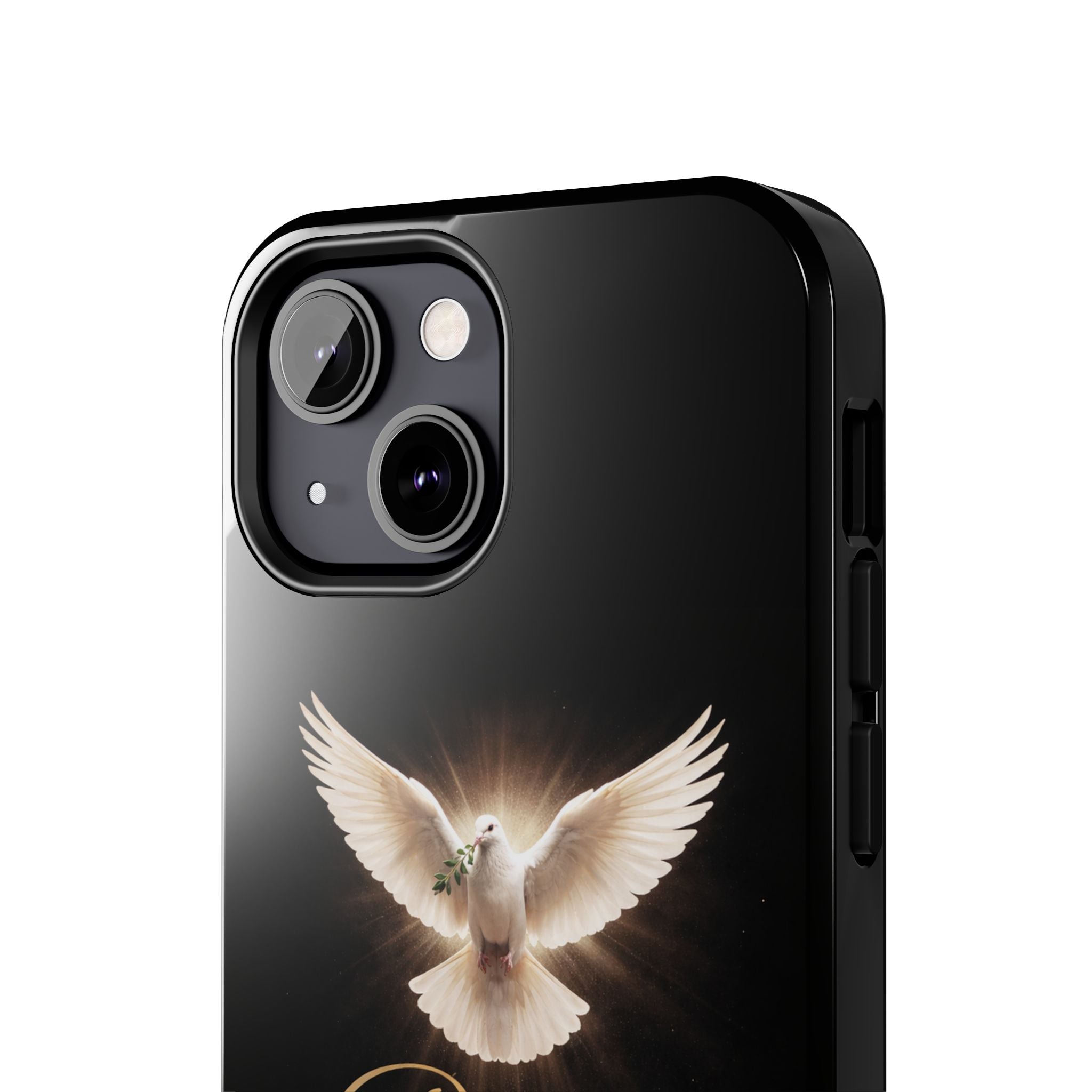 Dove with John 14:27 Tough Phone Cases