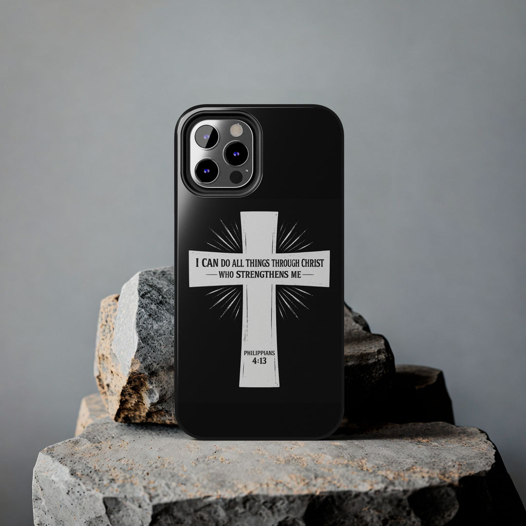 Philippians 4:13 Tough Phone Cases