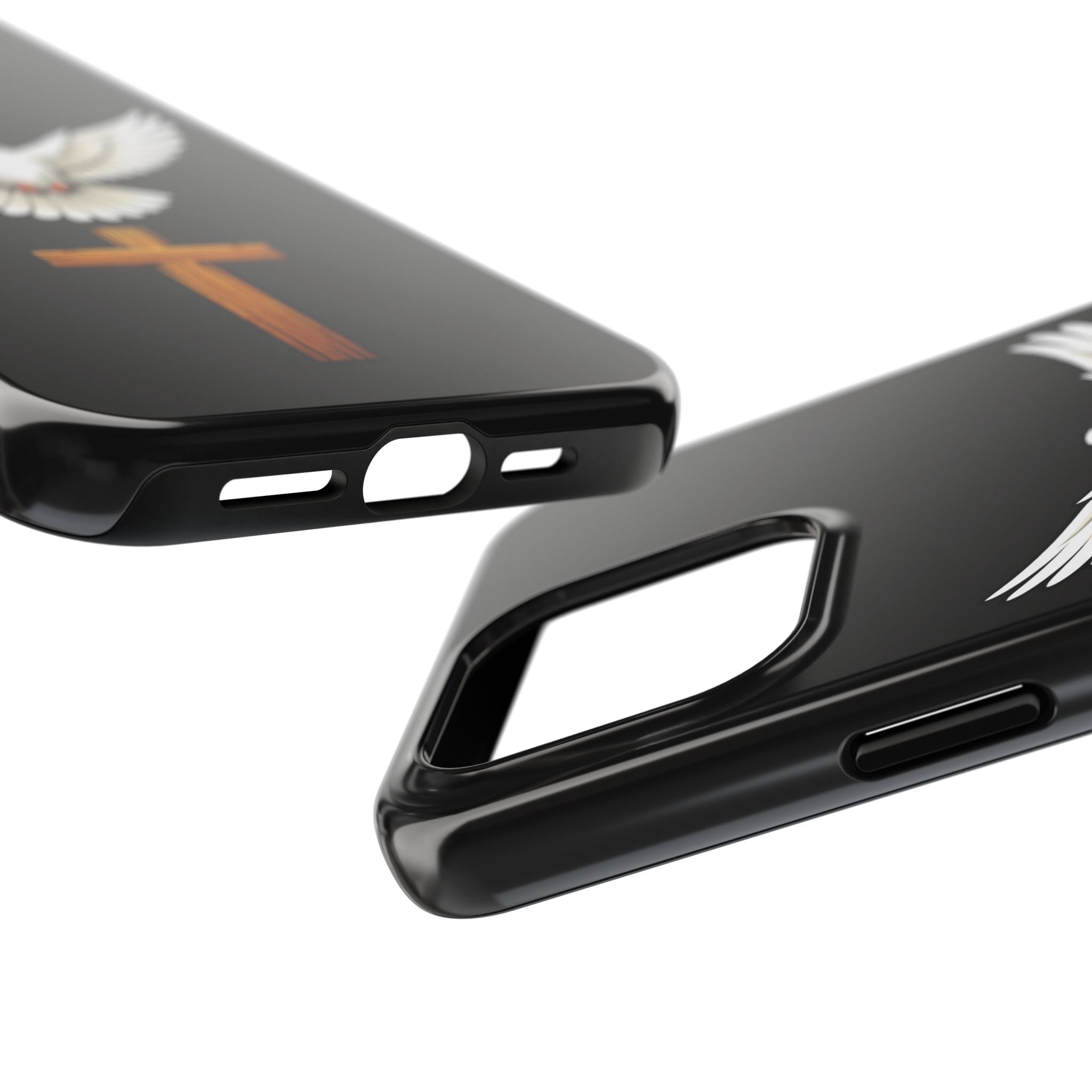 Dove and Cross Tough Phone Cases