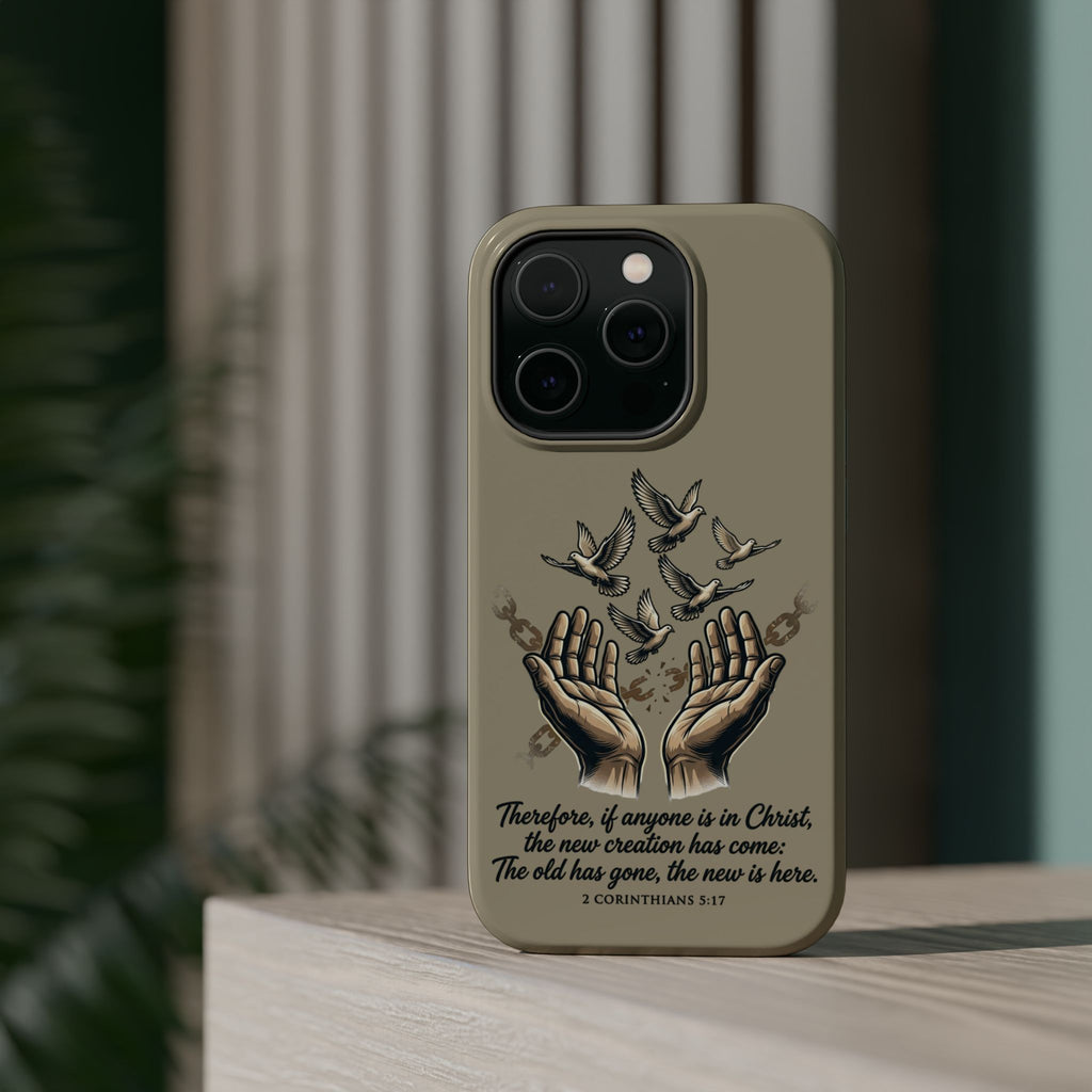 2 Corinthians 5:17 Magnetic Impact-Resistant Cases