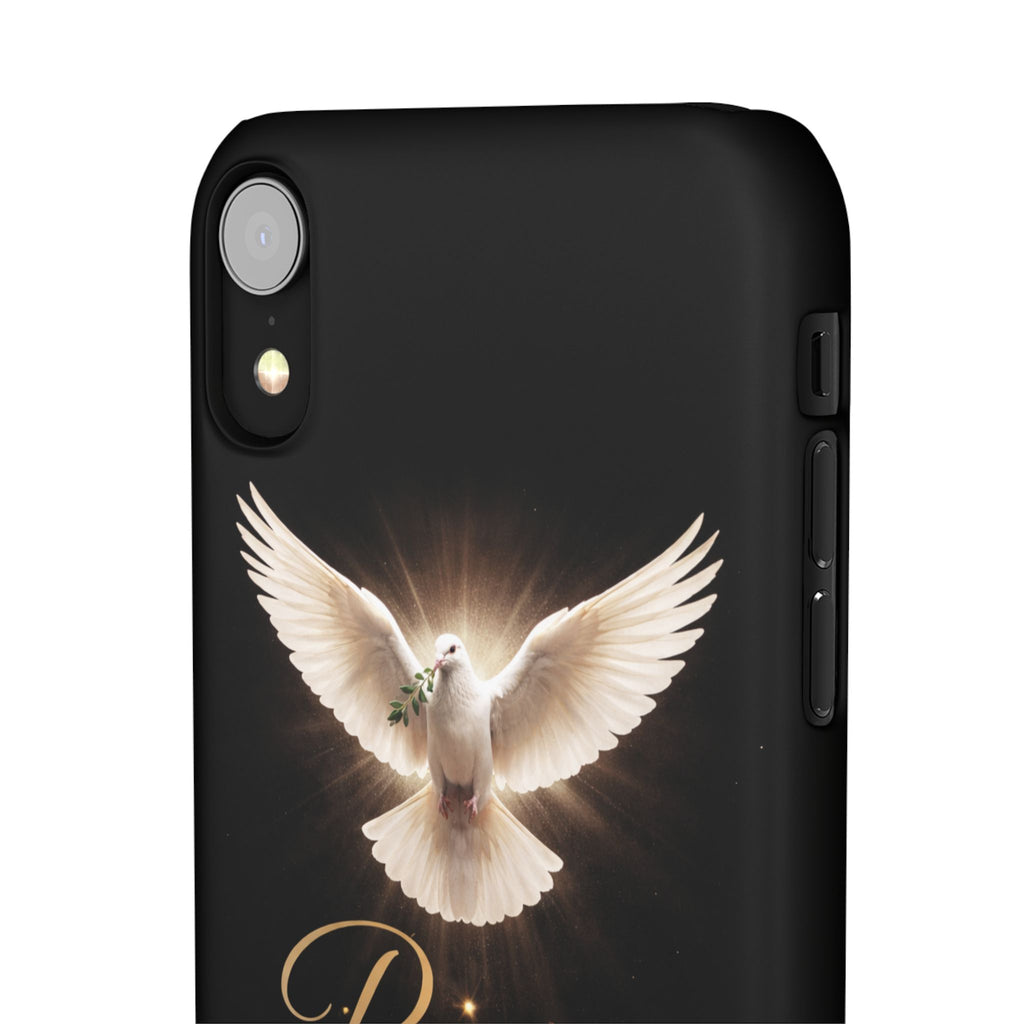 Dove with John 14:27 with Snap Cases