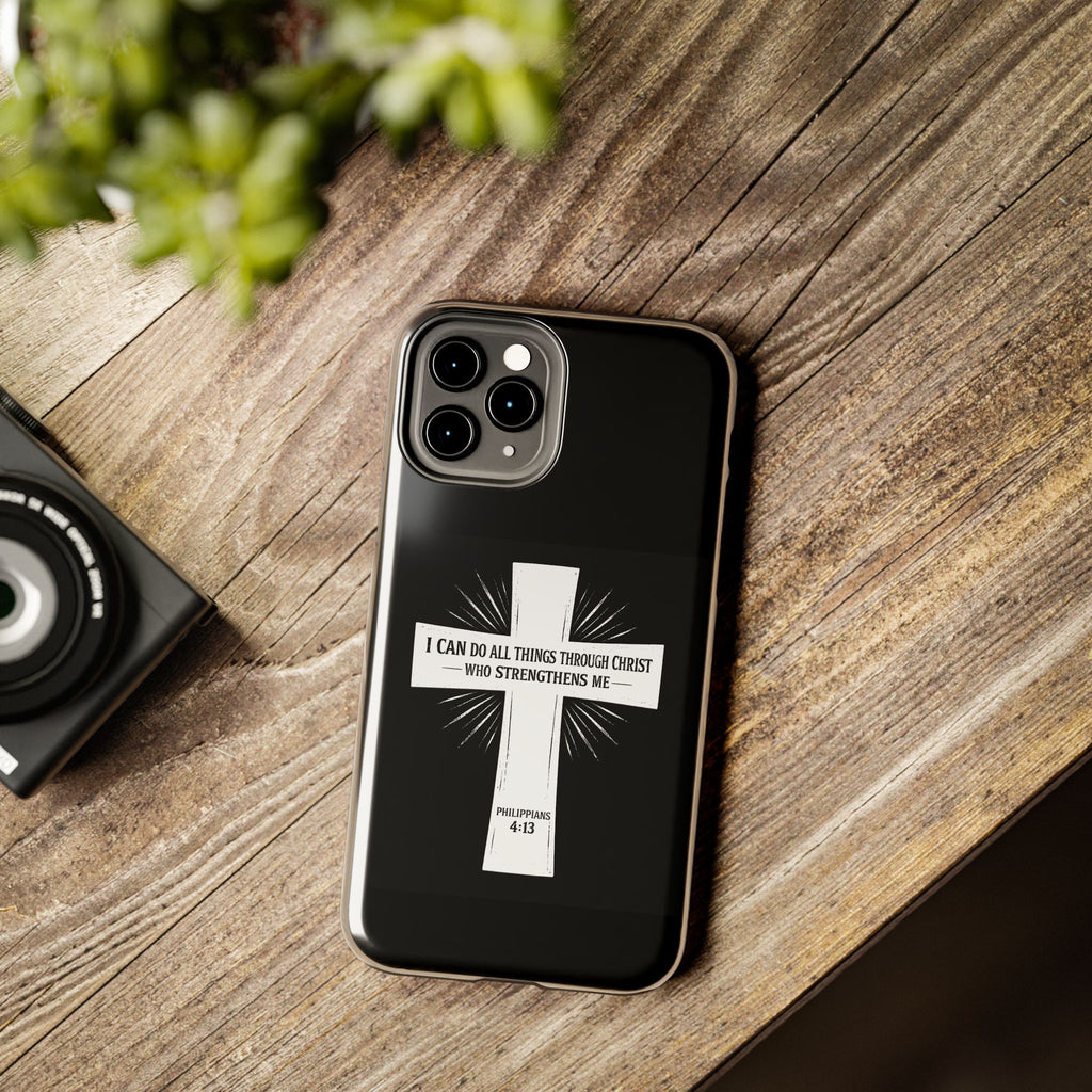 Philippians 4:13 Tough Phone Cases