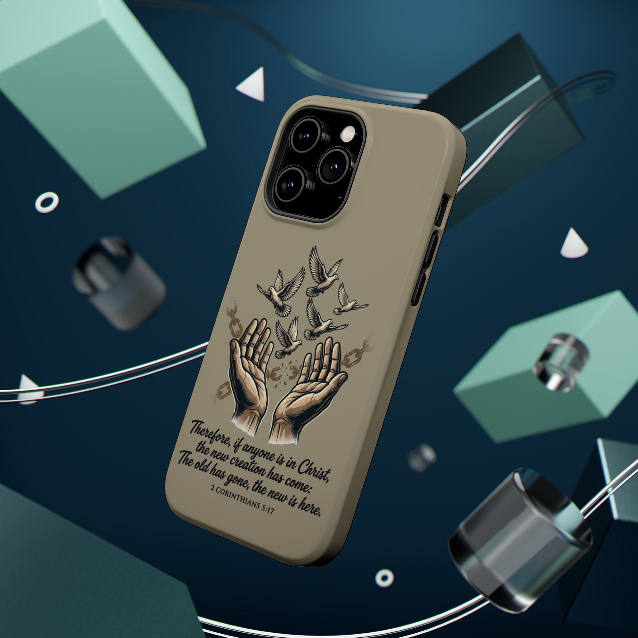 2 Corinthians 5:17 Magnetic Impact-Resistant Cases