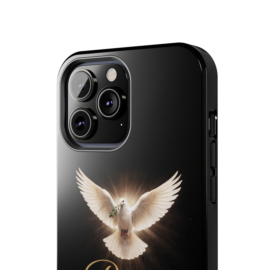 Dove with John 14:27 Tough Phone Cases