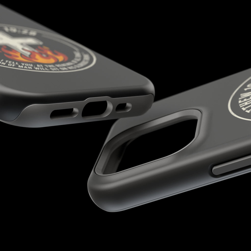 Matthew 19:28 with Cross Magnetic Impact-Resistant Cases