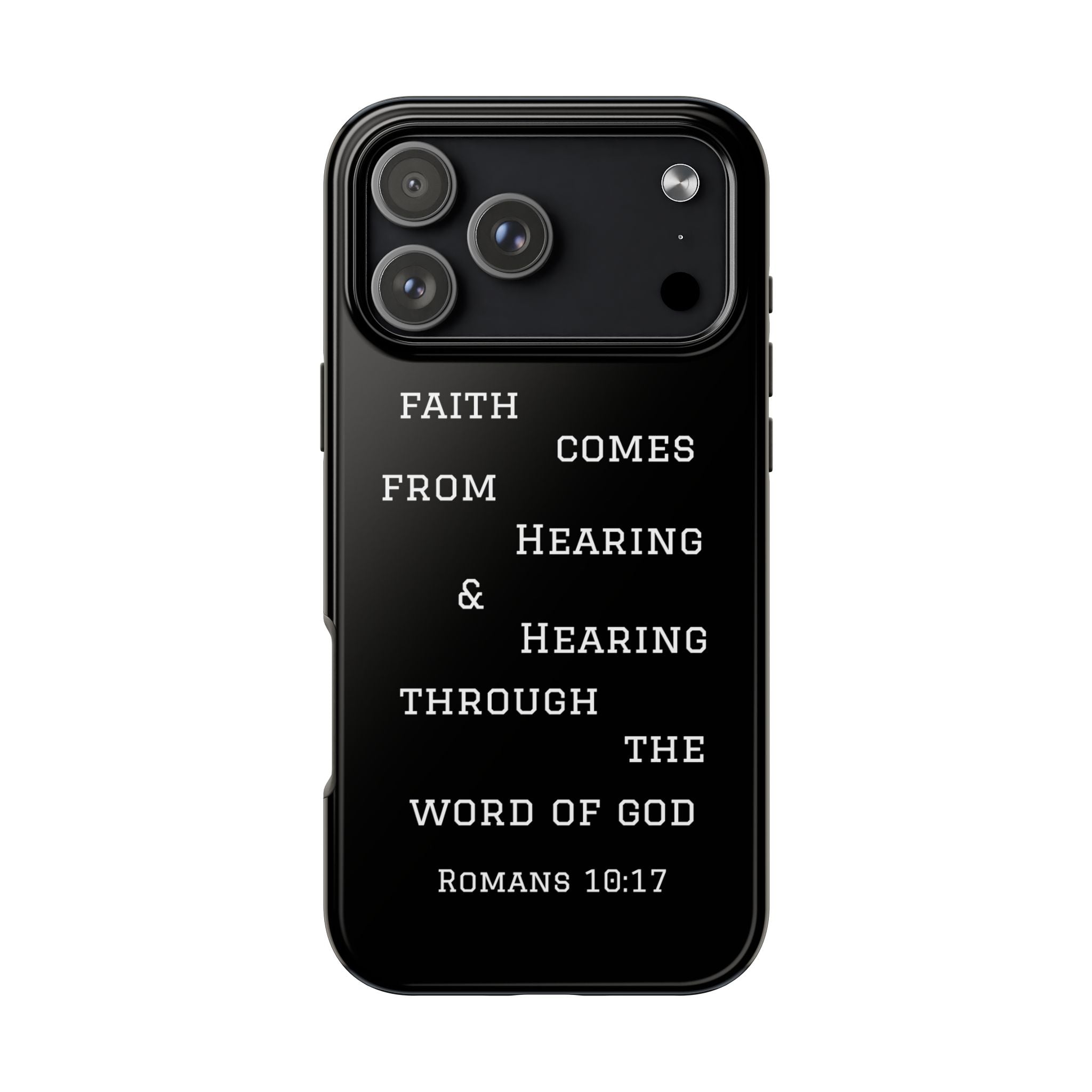 Romans 10:17 phone case