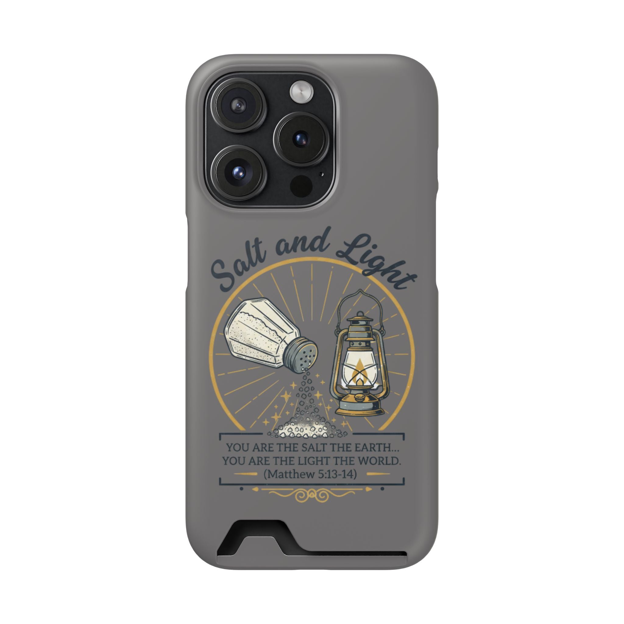 Salt and Light phone case