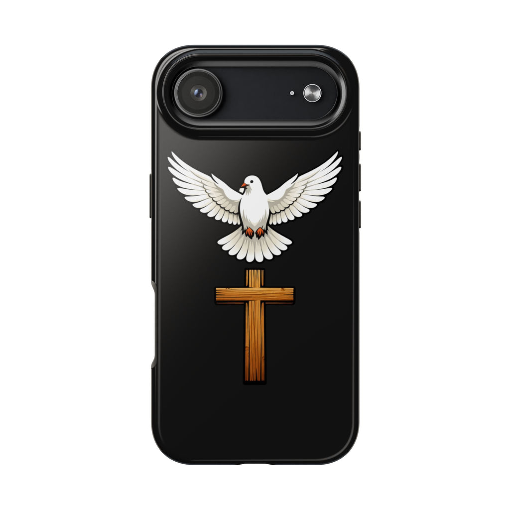 Dove and Cross Tough Phone Cases