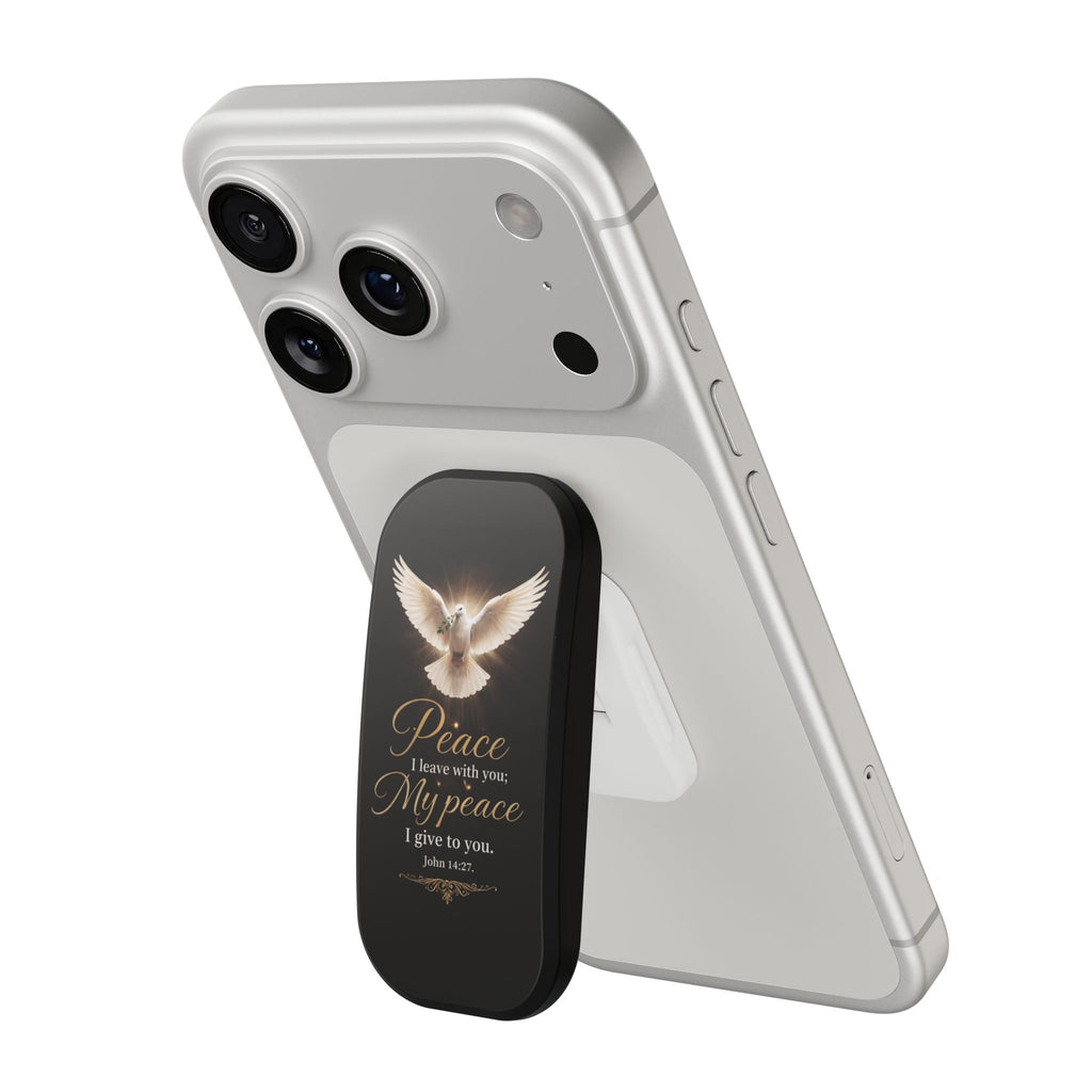 Dove with John 14:27 Clickit Phone Stand